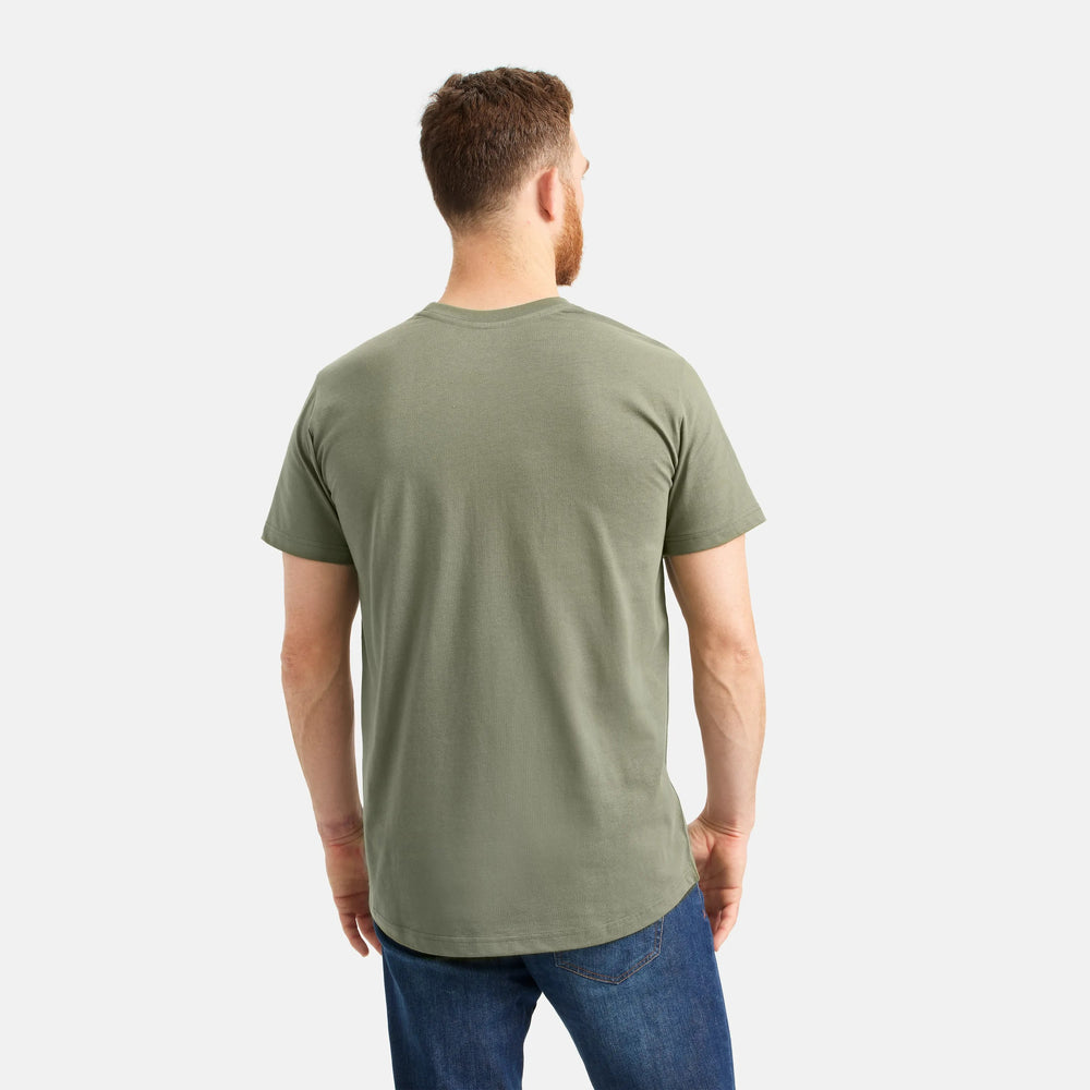 Red Wing Shoes Men|Apparel / Short Sleeve Pocket T-Shirt in Olive Green 98473