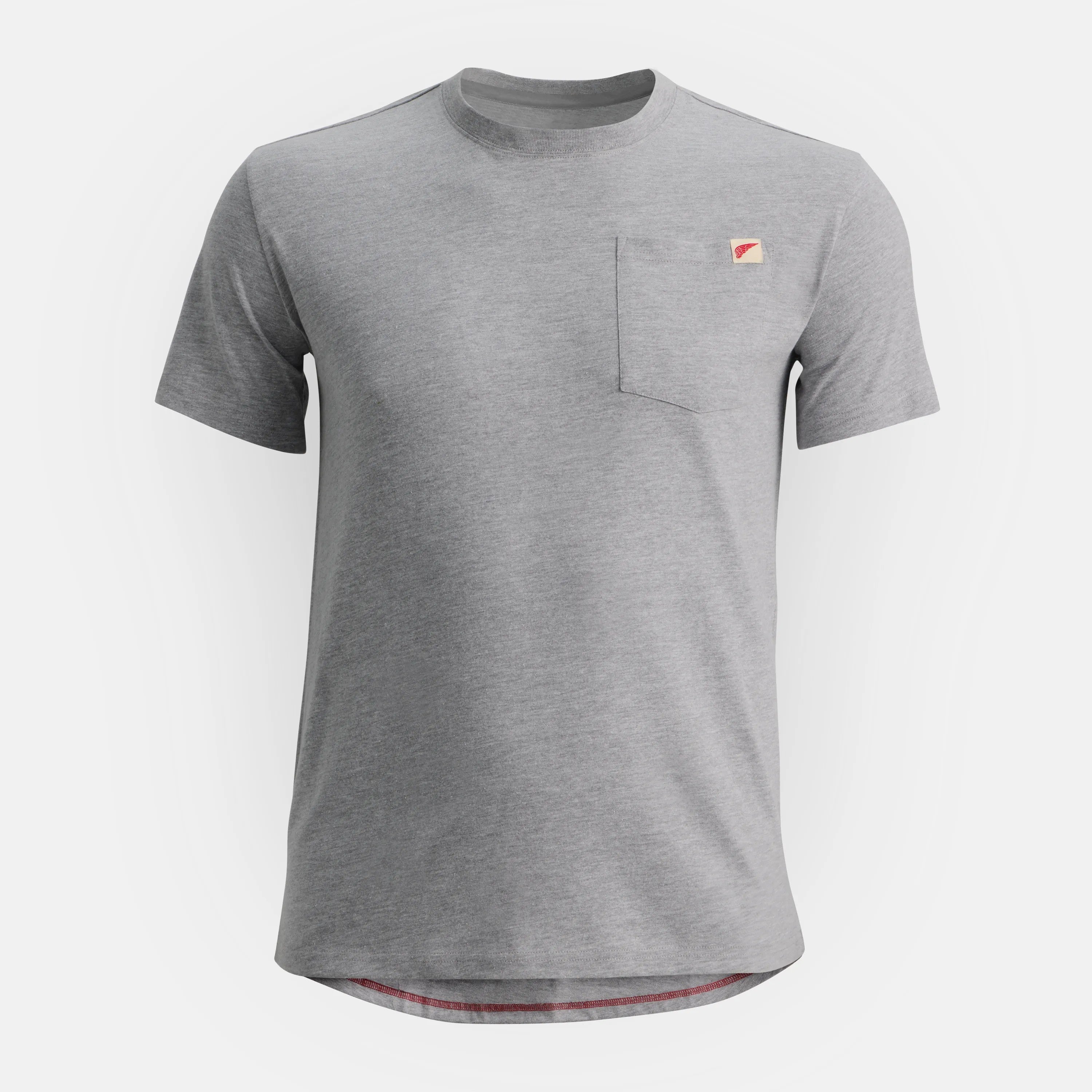 Red Wing Shoes Men|Apparel / Short Sleeve Pocket T-Shirt in Heather Gray 98469
