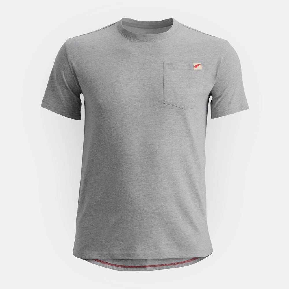Red Wing Shoes Men|Apparel / Short Sleeve Pocket T-Shirt in Heather Gray 98469