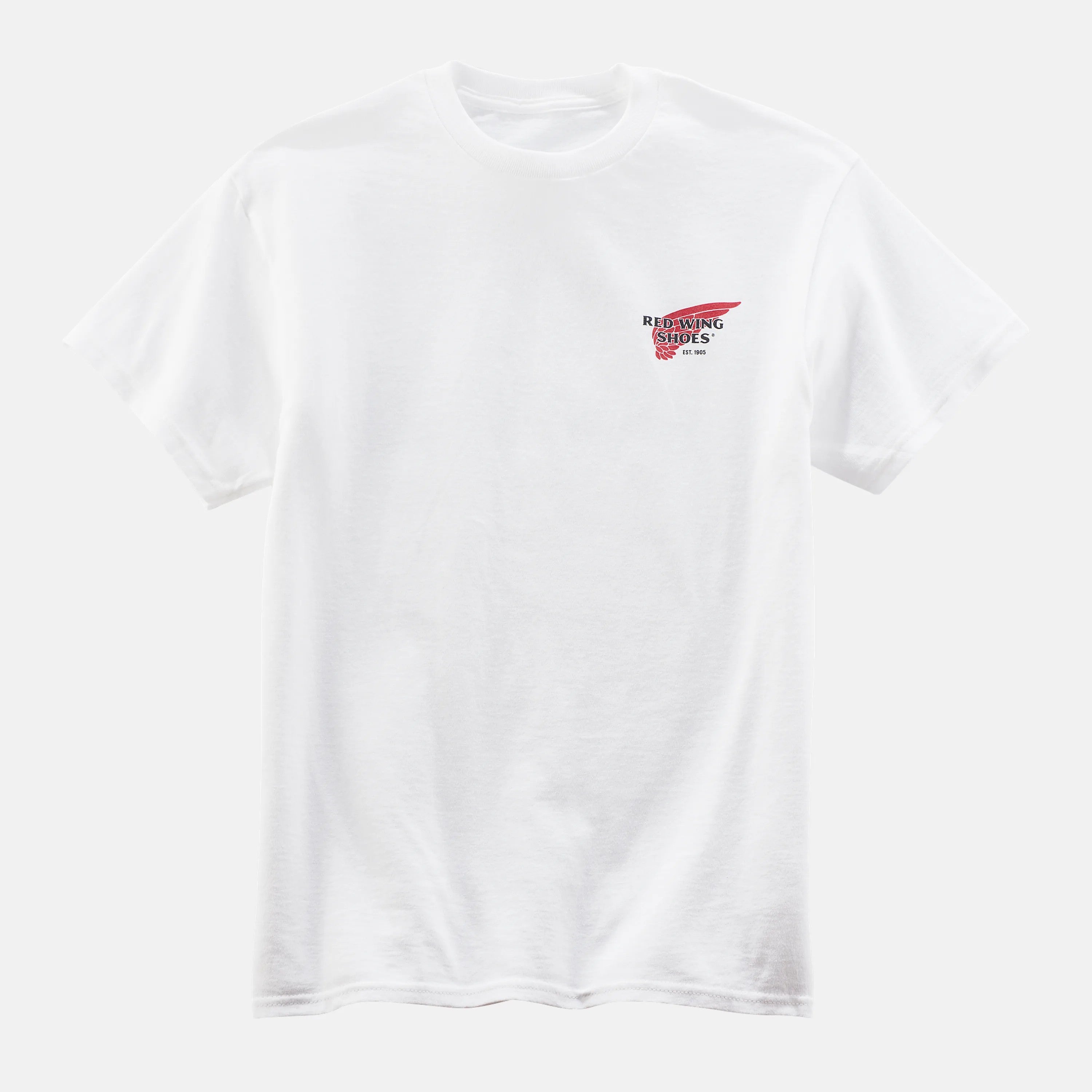 Red Wing Shoes Men|Women|Apparel / Unisex Red Wing Shoes Logo T-Shirt in White 97610 | Red Wing Heritage