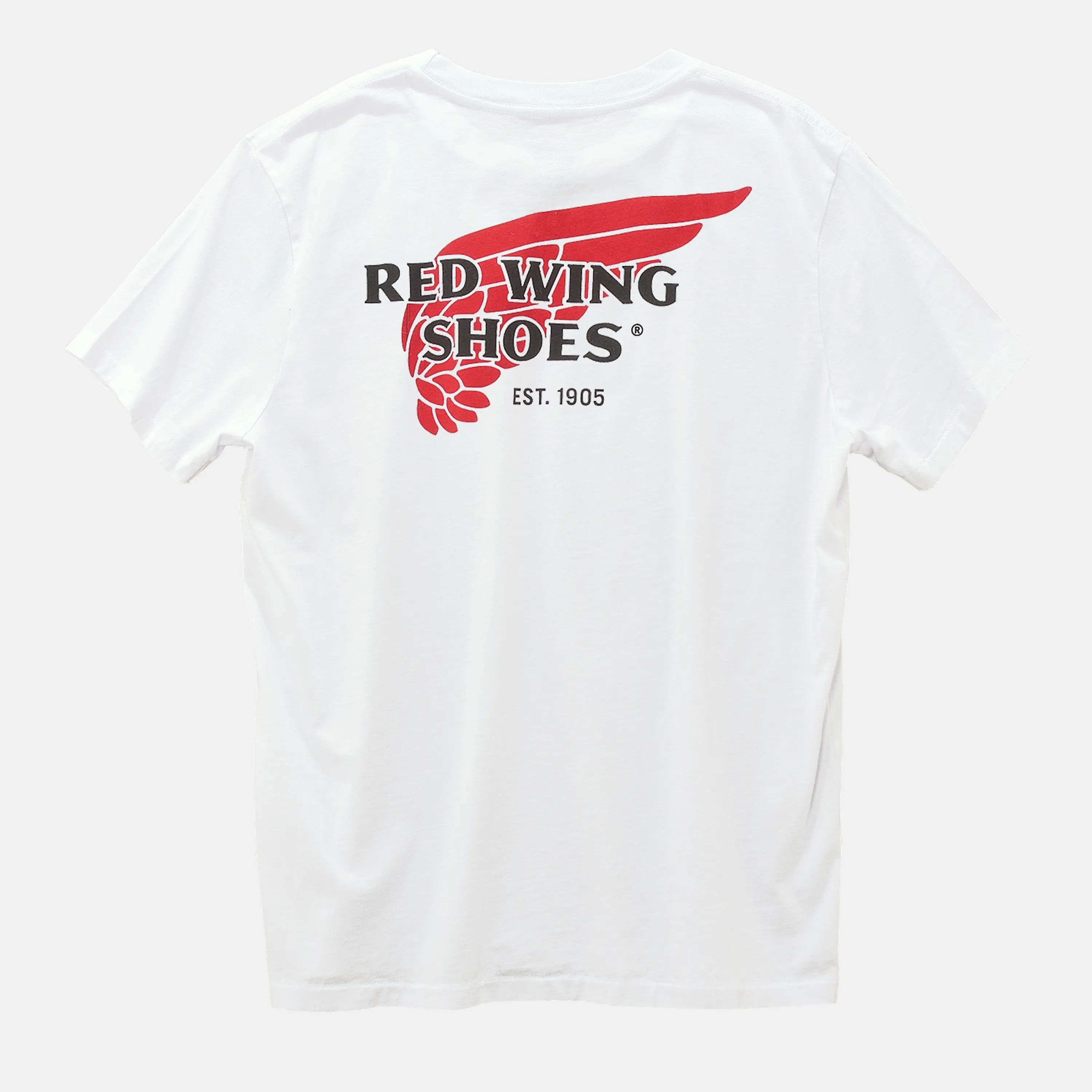 Red Wing Shoes Men|Women|Apparel / Unisex Red Wing Shoes Logo T-Shirt in White 97610 | Red Wing Heritage