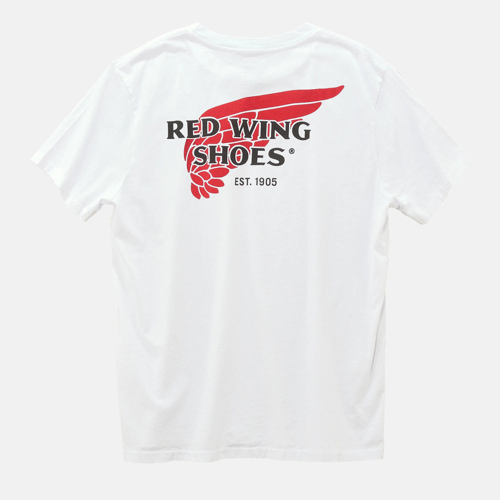 Red Wing Shoes Men|Women|Apparel / Unisex Red Wing Shoes Logo T-Shirt in White 97610 | Red Wing Heritage