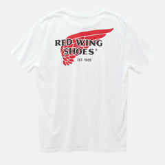 Red Wing Shoes Men|Women|Apparel / Unisex Red Wing Shoes Logo T-Shirt in White 97610 | Red Wing Heritage