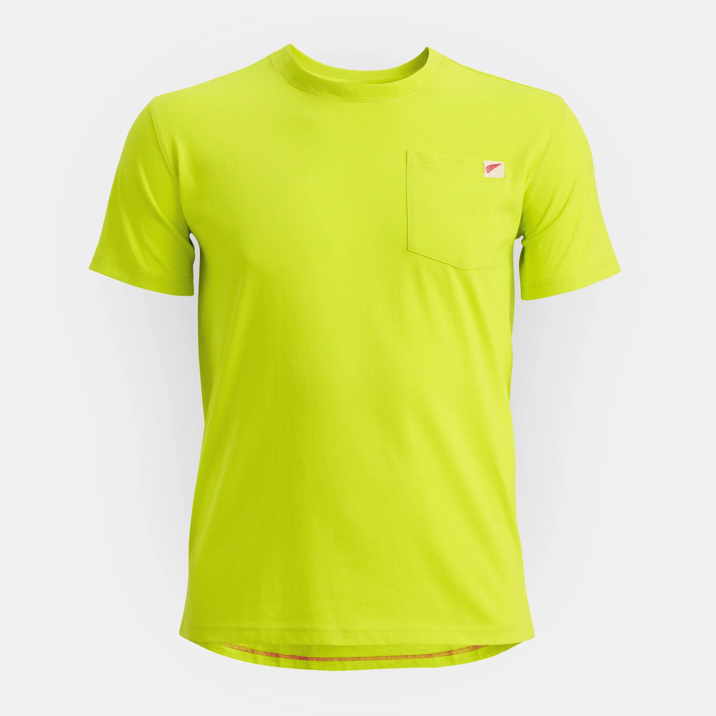 Red Wing Shoes Men|Apparel / Short Sleeve Pocket T-Shirt in Bright Green 98472