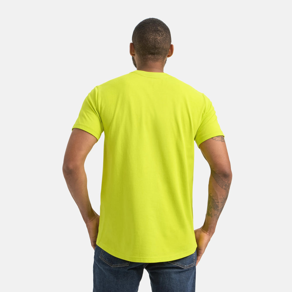 Red Wing Shoes Men|Apparel / Short Sleeve Pocket T-Shirt in Bright Green 98472