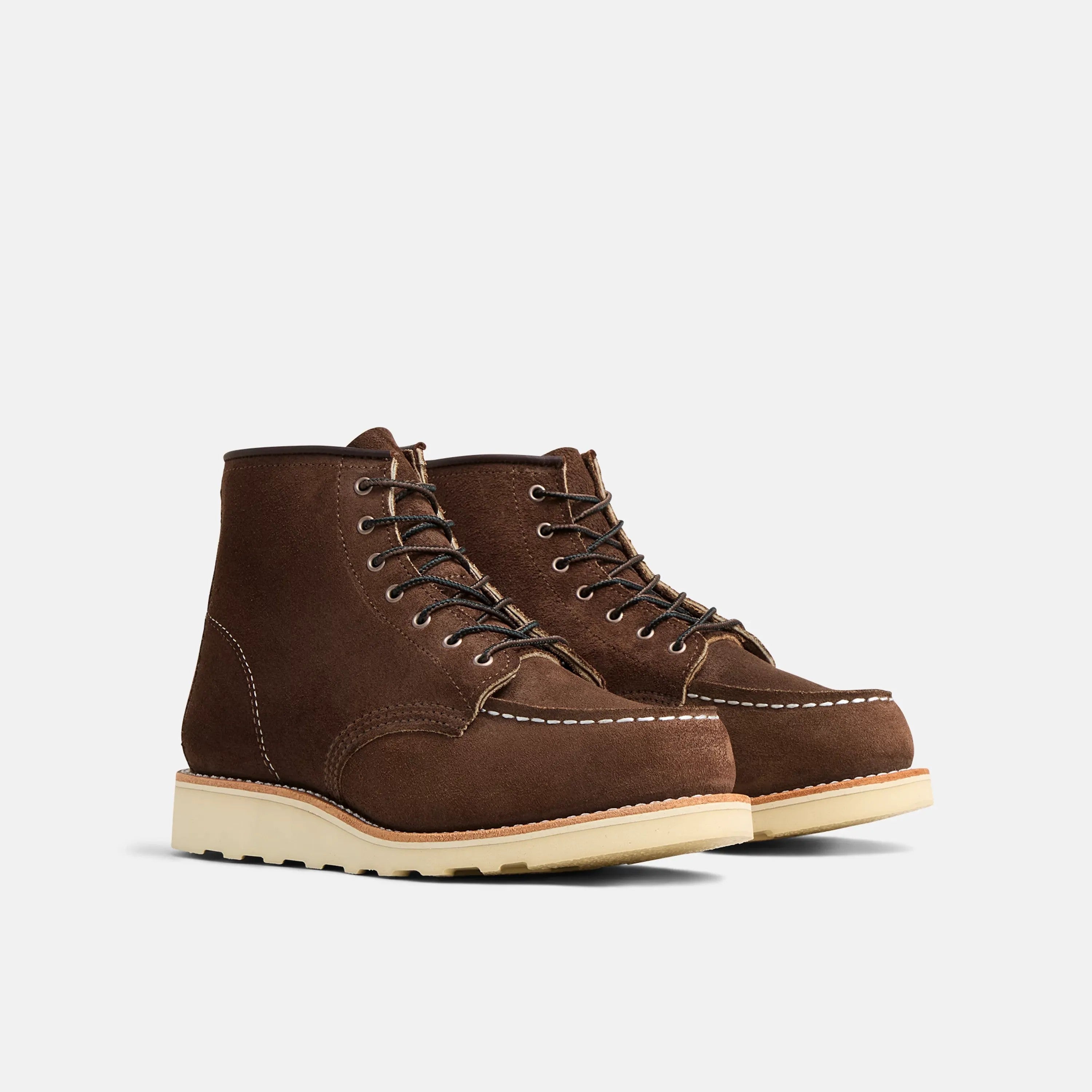 Red Wing Shoes Women / Classic Moc 6-Inch Boot in Chocolate Muleskinner Leather 3476 | Red Wing Heritage