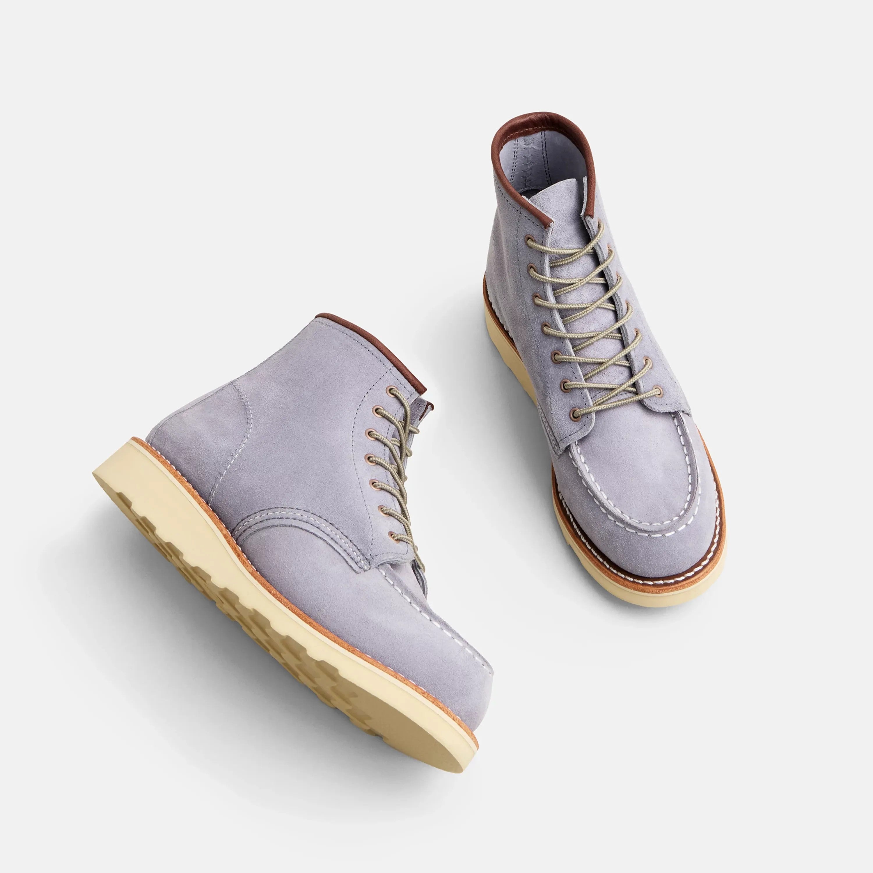 Red Wing Shoes Women / 6-Inch Classic Moc Short Boot in Lavender Leather 3300 | Red Wing Heritage