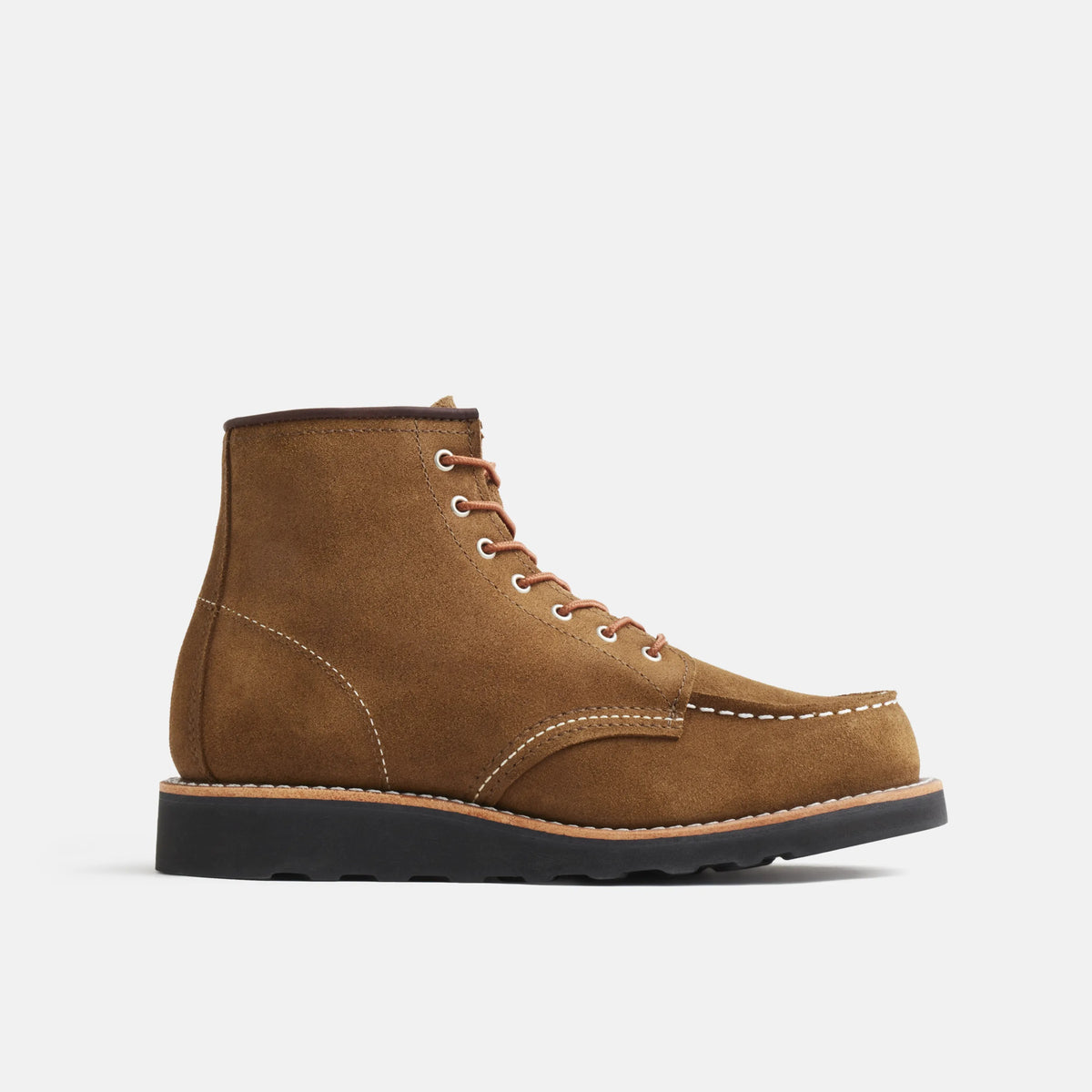 Red Wing Shoes Women / 6-Inch Classic Moc Short Boot in Olive Leather 3377 | Red Wing Heritage