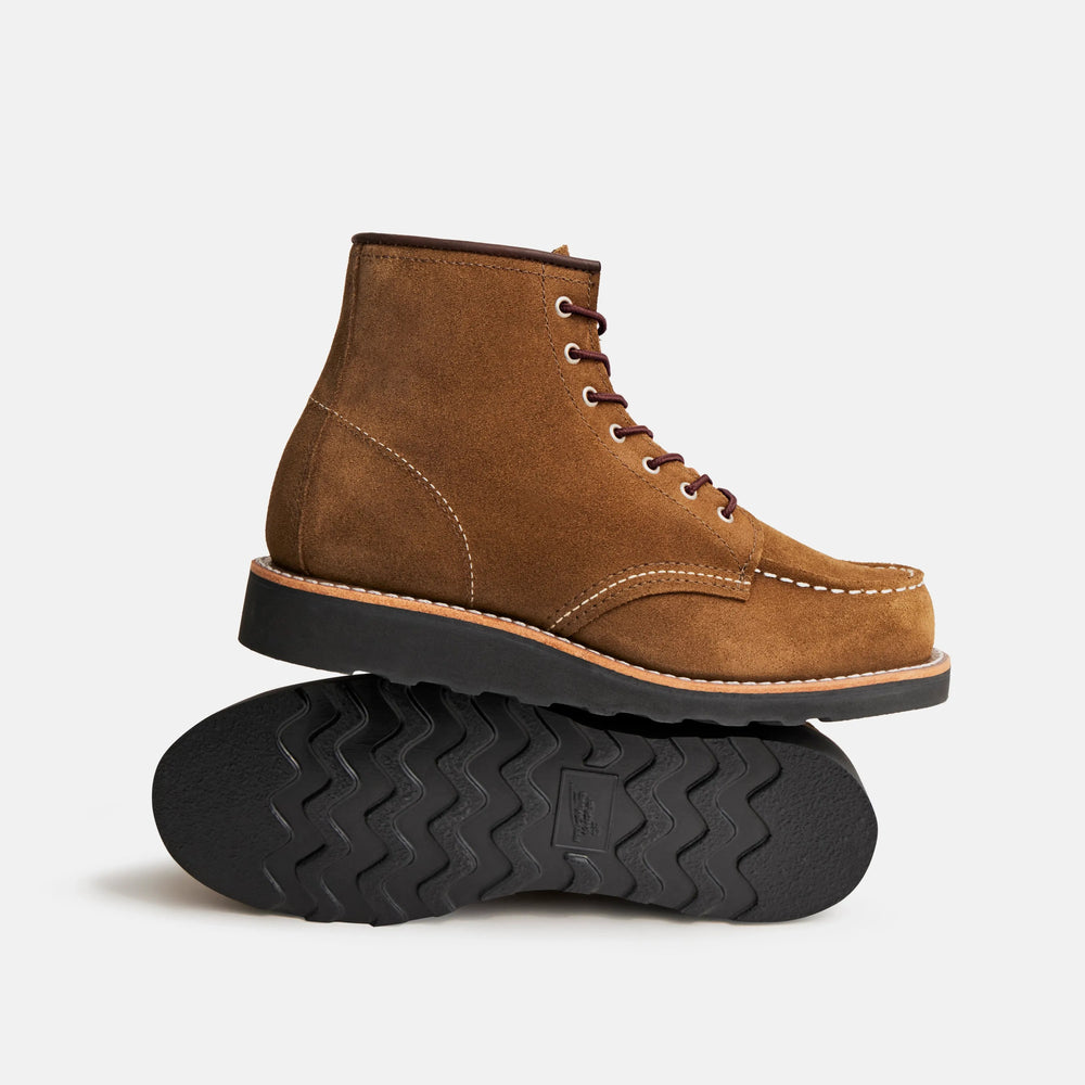 Red Wing Shoes Women / 6-Inch Classic Moc Short Boot in Olive Leather 3377 | Red Wing Heritage