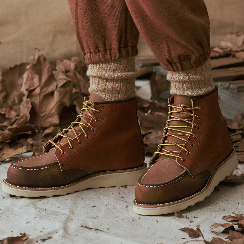 Red Wing Shoes Women / 6-Inch Classic Moc Short Boot in Multi Brown 3475 | Red Wing Heritage