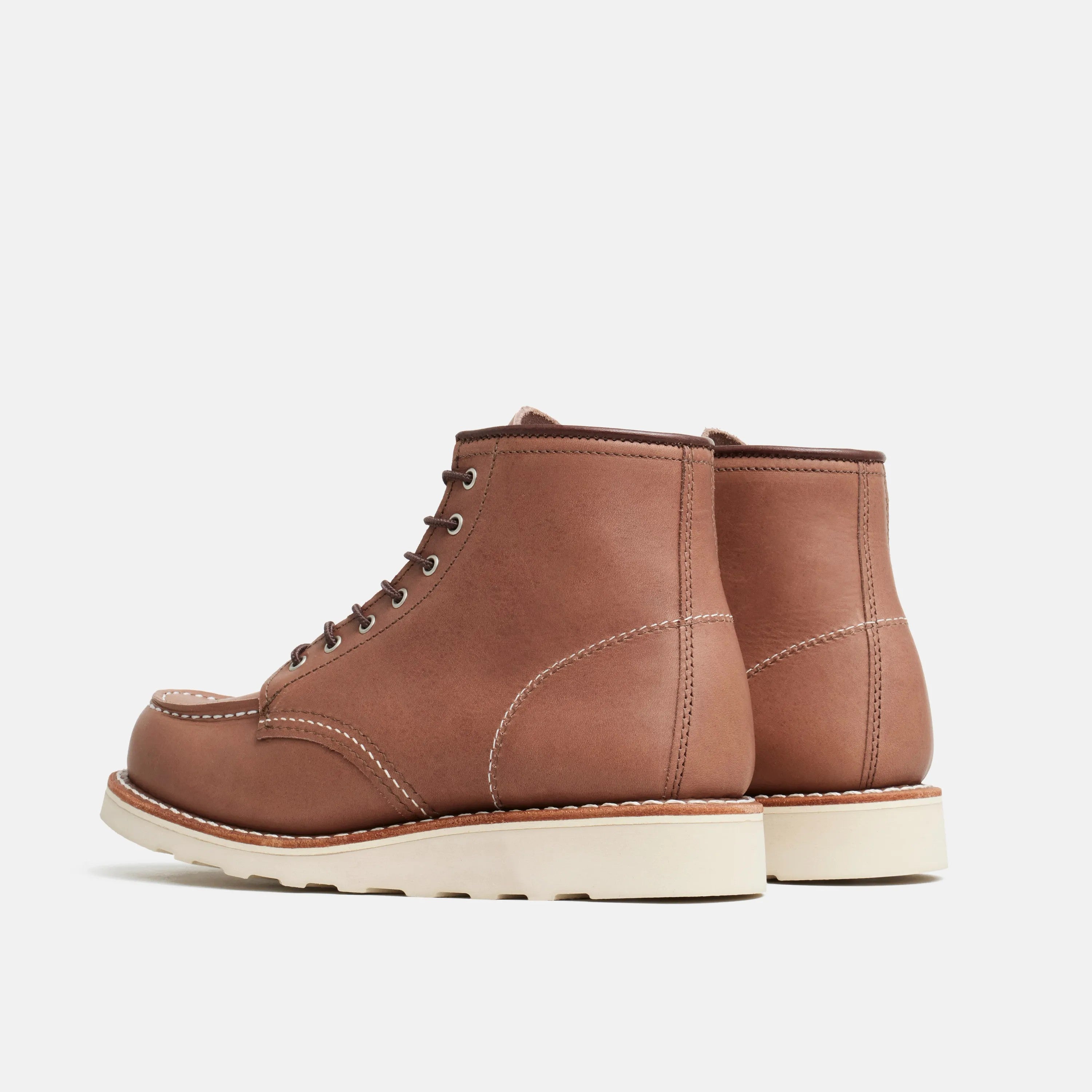 Red Wing Shoes Women / 6-Inch Classic Moc Short Boot in Mocha Leather 3426 | Red Wing Heritage
