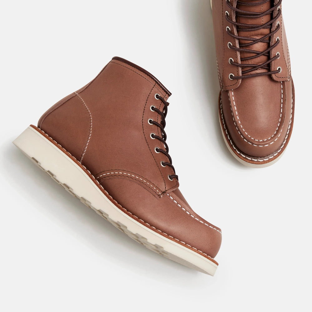 Red Wing Shoes Women / 6-Inch Classic Moc Short Boot in Mocha Leather 3426 | Red Wing Heritage