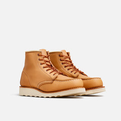 Red Wing Shoes Women / 6-Inch Classic Moc Short Boot in Tan Leather 3383 | Red Wing Heritage