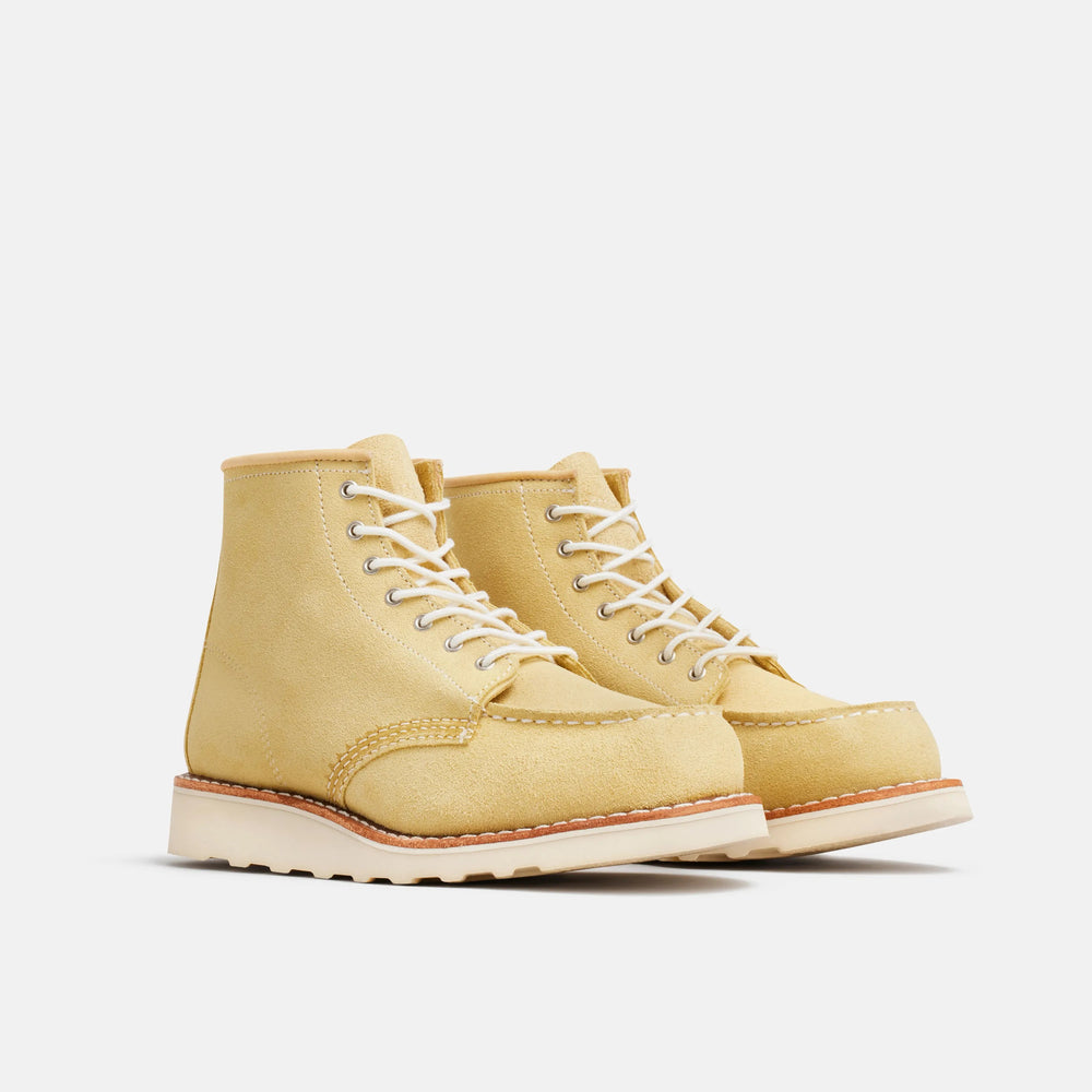 Red Wing Shoes Women / 6-Inch Classic Moc Short Boot in Yellow Leather 3423 | Red Wing Heritage