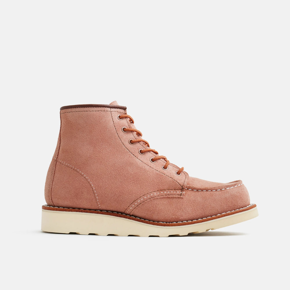 Red Wing Shoes Women|Apparel / 6-Inch Classic Moc Short Boot in Pink Leather 3328 | Red Wing Heritage