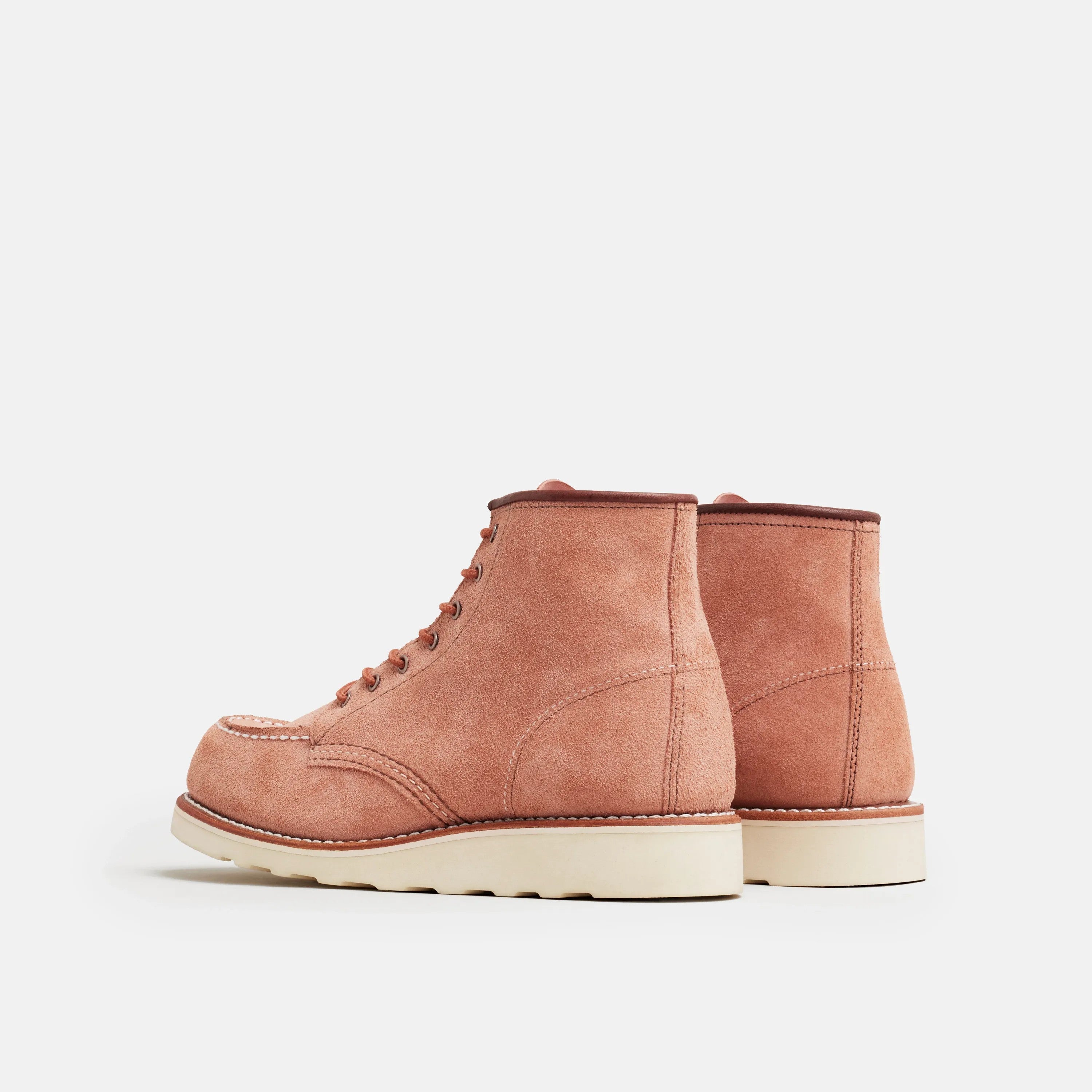 Red Wing Shoes Women|Apparel / 6-Inch Classic Moc Short Boot in Pink Leather 3328 | Red Wing Heritage