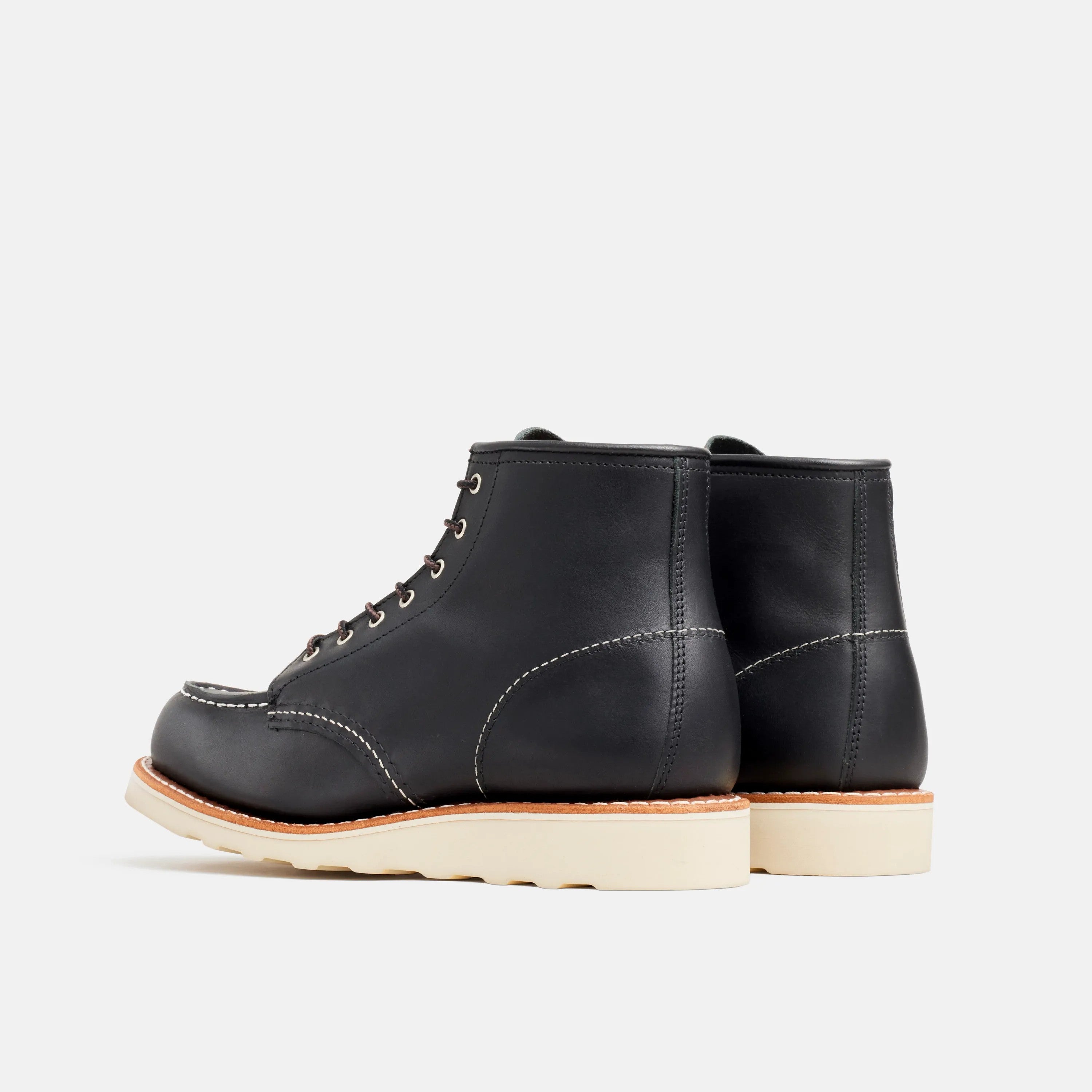 Red Wing Shoes Women|Apparel / 6-Inch Classic Moc Short Boot in Black Leather 3373 | Red Wing Heritage