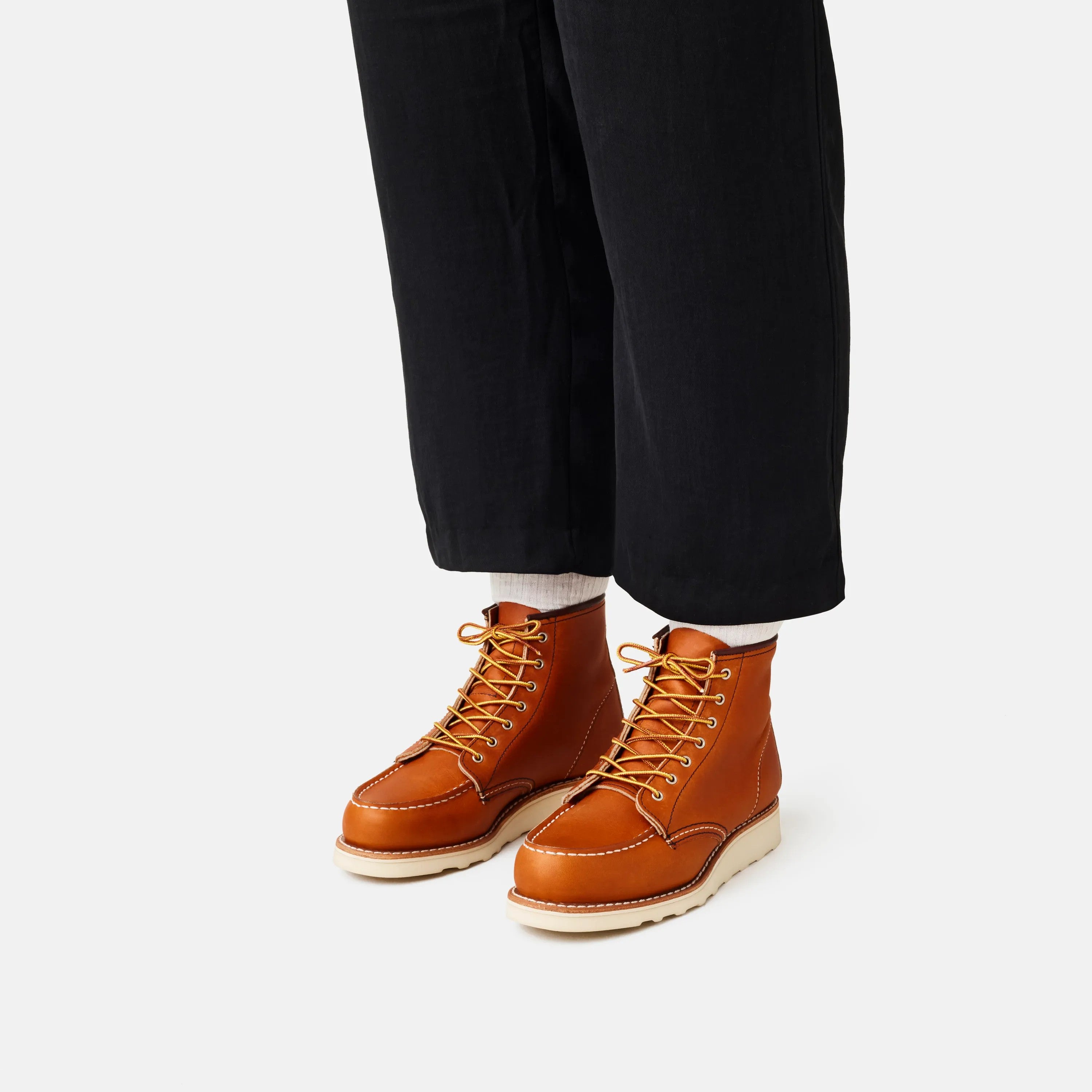 Red Wing Shoes Women|Apparel / 6-Inch Classic Moc Short Boot in Brown Leather 3375 | Red Wing Heritage