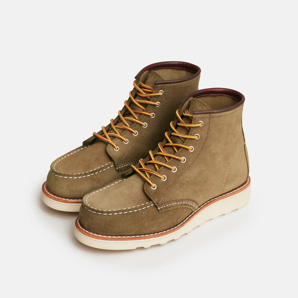 Red Wing Shoes Women / 6-Inch Classic Moc Short Boot in Light Brown Leather 3377 | Red Wing Heritage