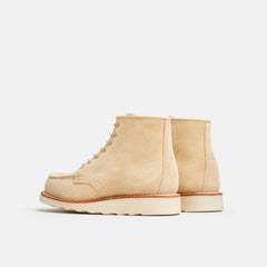Red Wing Shoes Women / 6-Inch Classic Moc Short Boot in Cream Leather 3328 | Red Wing Heritage