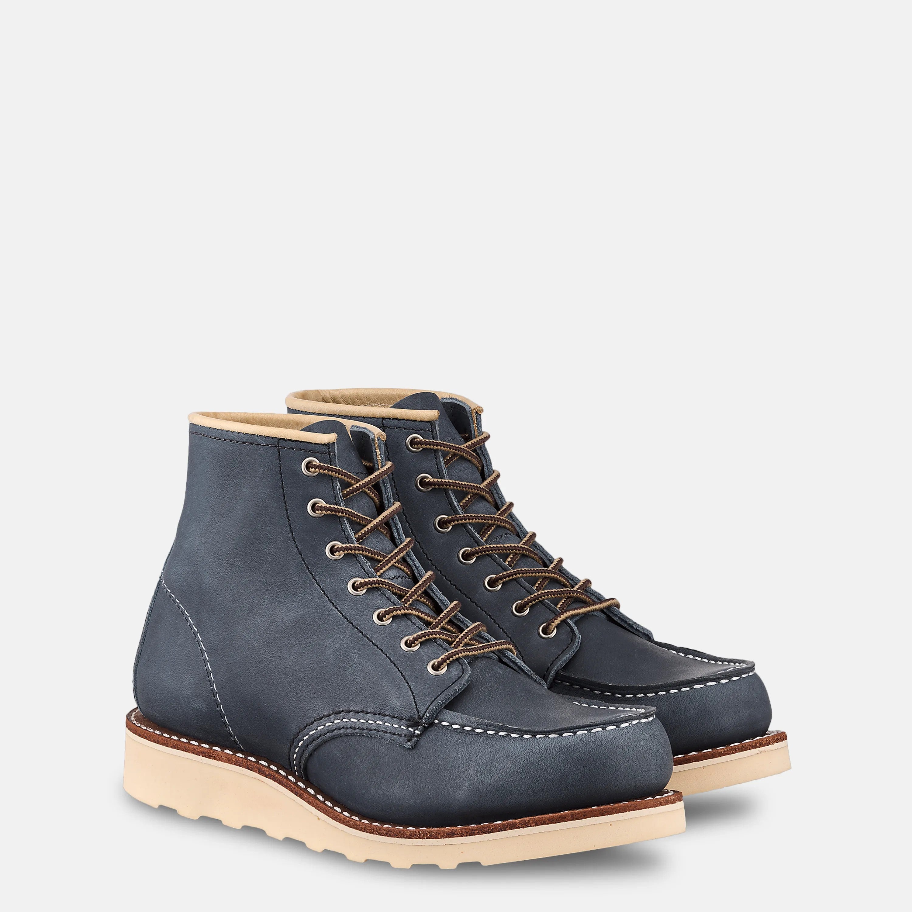 Red Wing Shoes Women / 6-Inch Moc Short Boot in Blue Leather 3353 | Red Wing Heritage