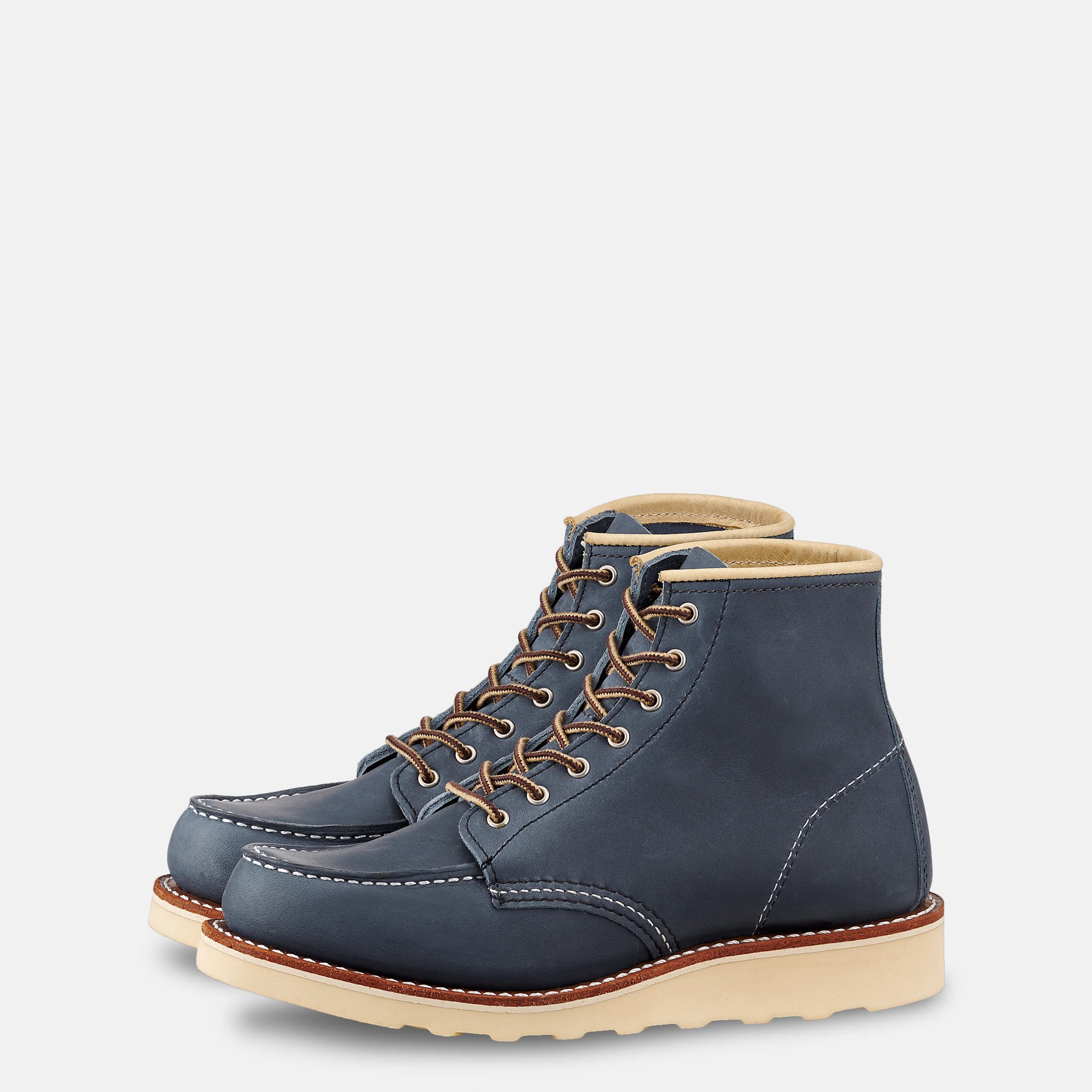 Red Wing Shoes Women / 6-Inch Moc Short Boot in Blue Leather 3353 | Red Wing Heritage