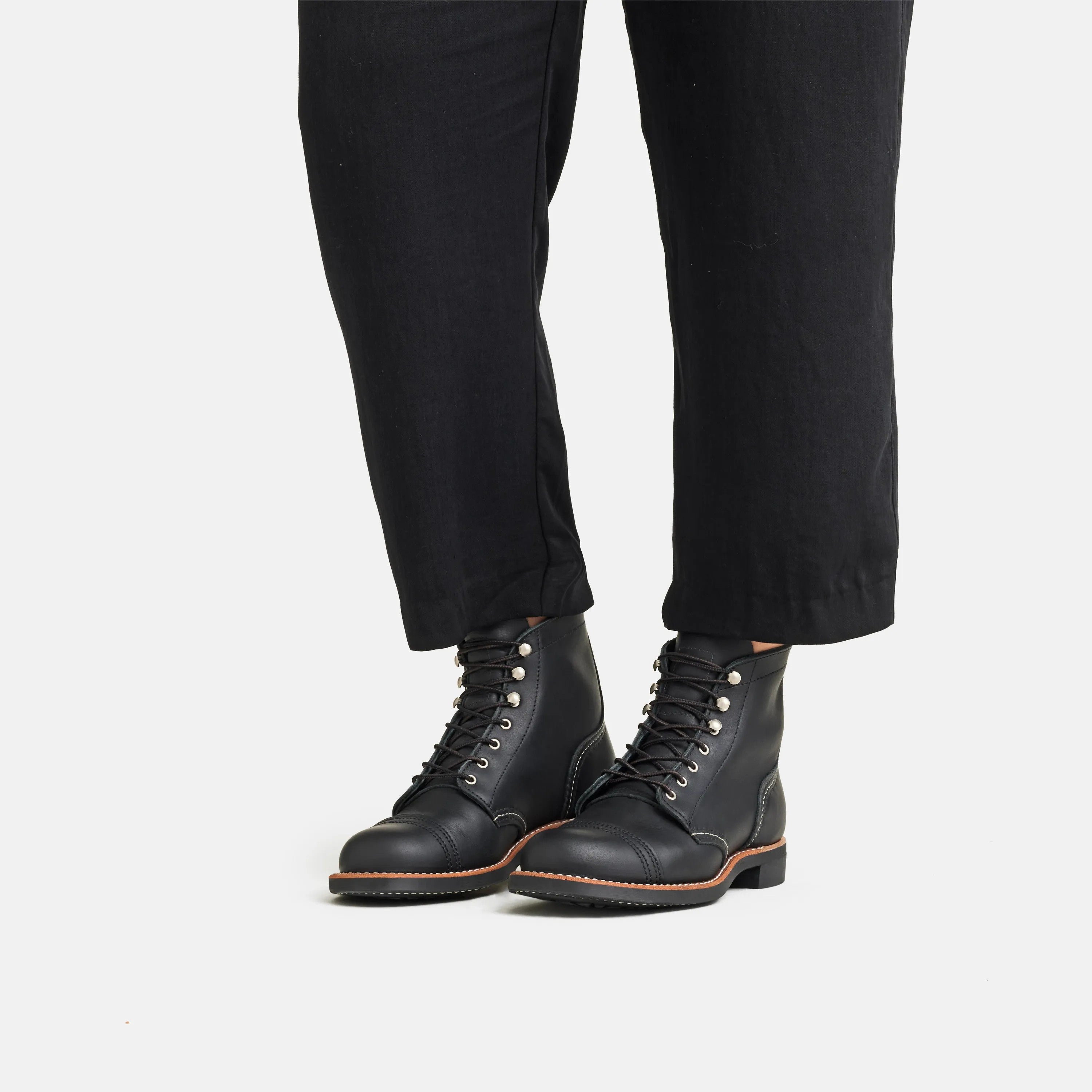 Red Wing Shoes Women / Iron Ranger Short Boot in Black Leather 3366 | Red Wing Heritage
