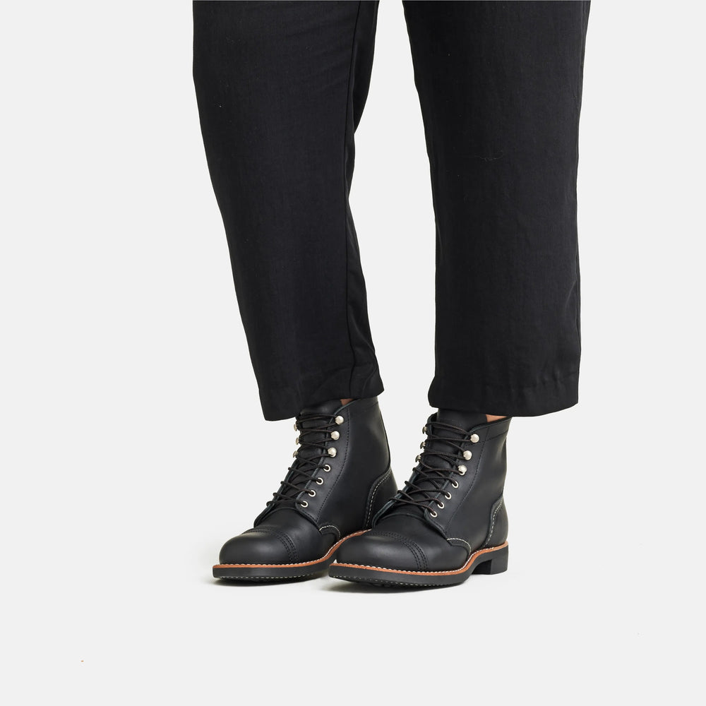Red Wing Shoes Women / Iron Ranger Short Boot in Black Leather 3366 | Red Wing Heritage