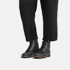 Red Wing Shoes Women / Iron Ranger Short Boot in Black Leather 3366 | Red Wing Heritage