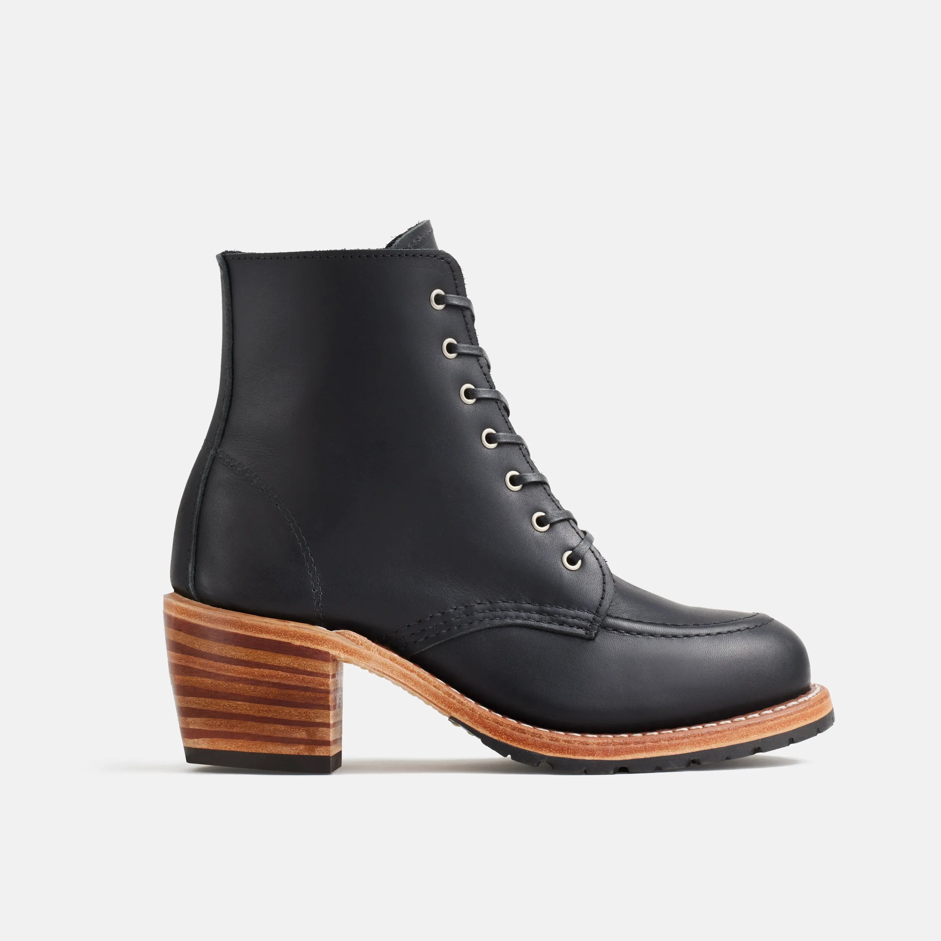Red Wing Shoes Women|Apparel / Clara Heeled Boot in Black Leather 3405 | Red Wing Heritage