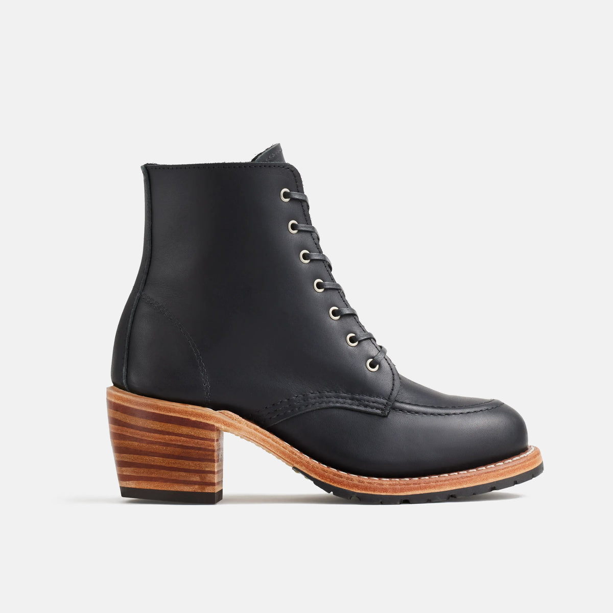 Red Wing Shoes Women|Apparel / Clara Heeled Boot in Black Leather 3405 | Red Wing Heritage
