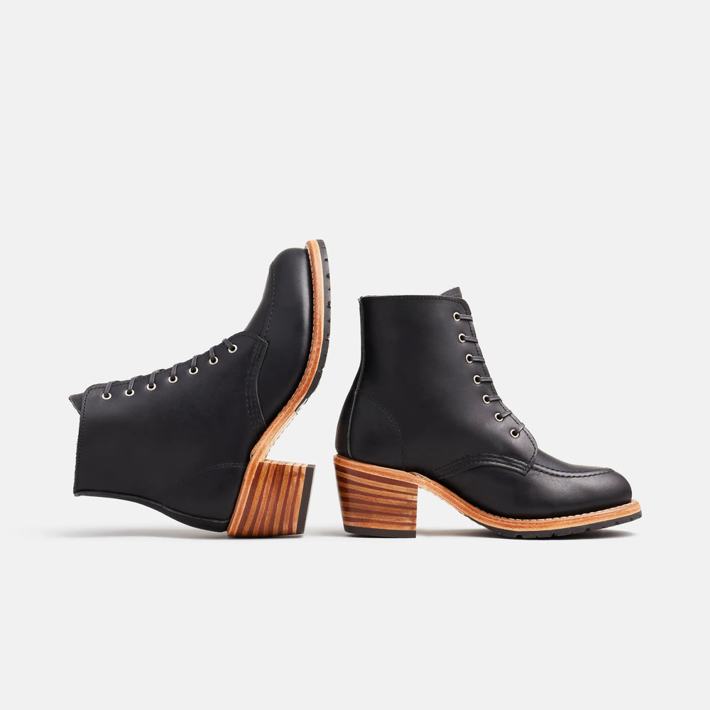 Red Wing Shoes Women|Apparel / Clara Heeled Boot in Black Leather 3405 | Red Wing Heritage