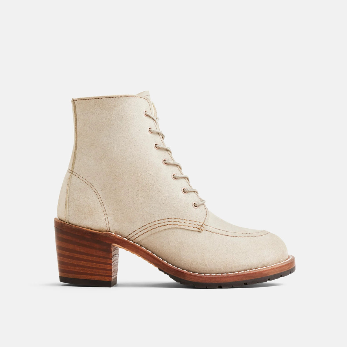 Red Wing Shoes Women / Clara Heeled Boot in White Leather 3409 | Red Wing Heritage