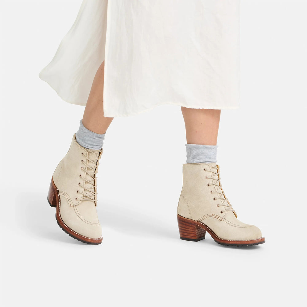 Red Wing Shoes Women / Clara Heeled Boot in White Leather 3409 | Red Wing Heritage