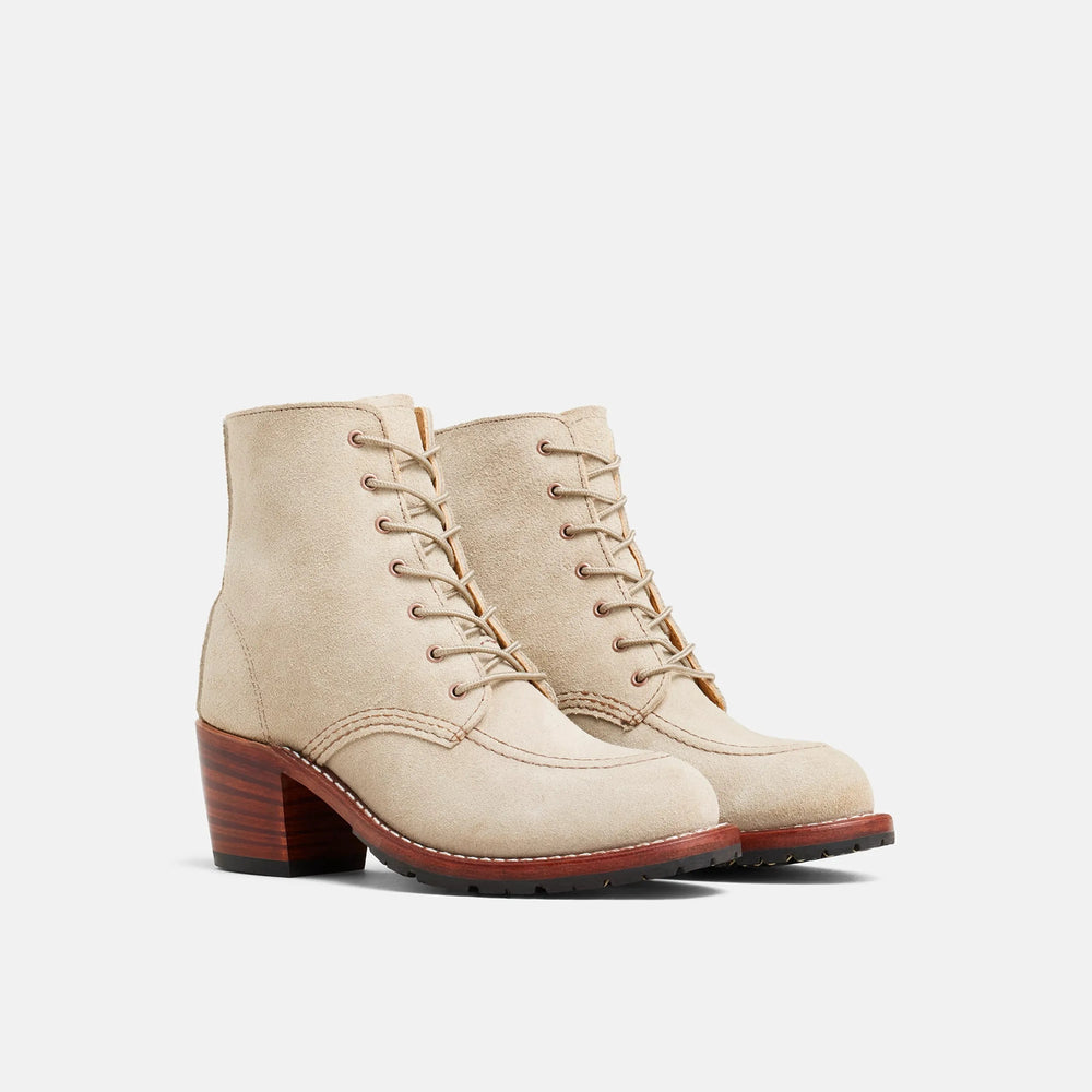 Red Wing Shoes Women / Clara Heeled Boot in White Leather 3409 | Red Wing Heritage