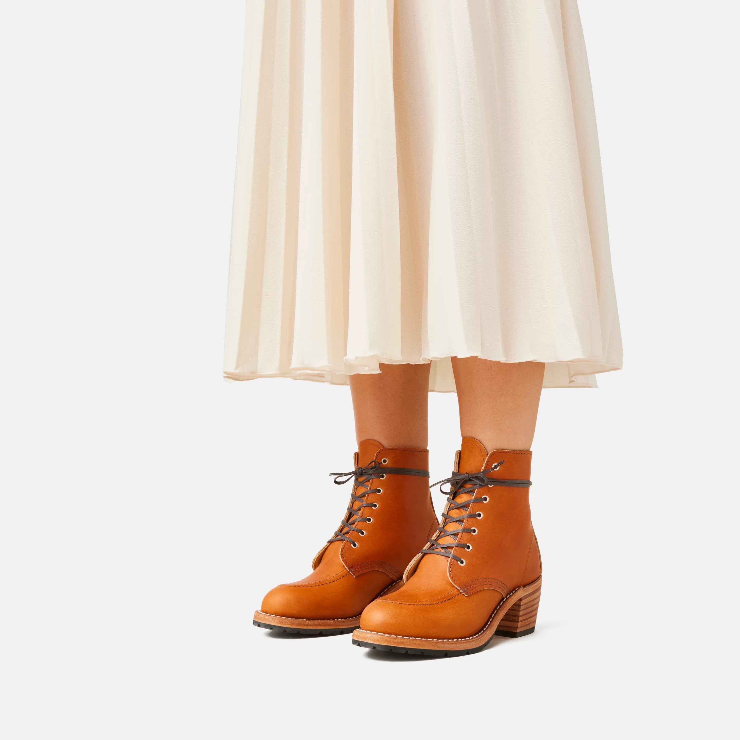 Red Wing Shoes Women|Apparel / Clara Heeled Boot in Brown Leather 3404 | Red Wing Heritage