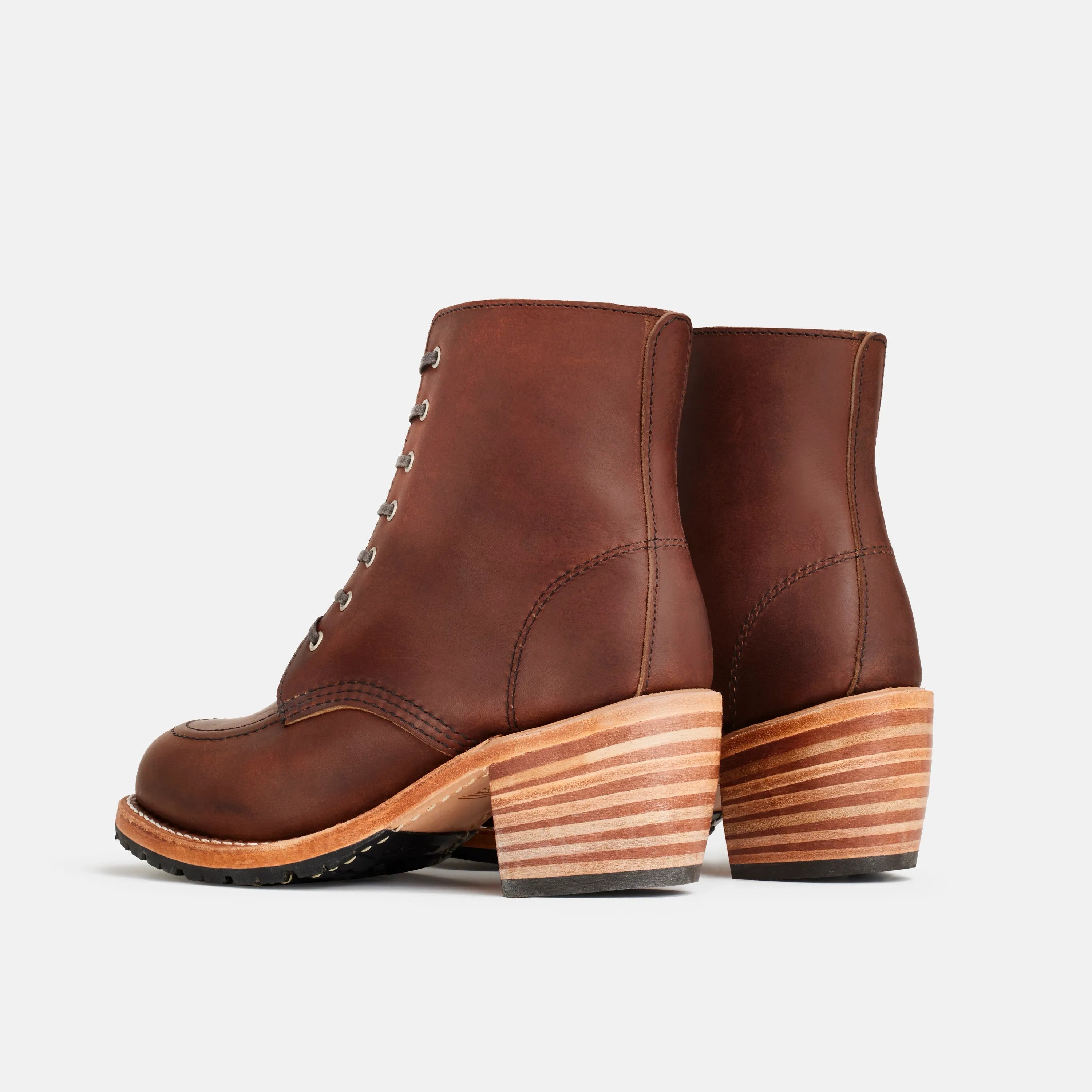 Red Wing Shoes Women / Clara Heeled Boot in Dark Brown Leather 3406
