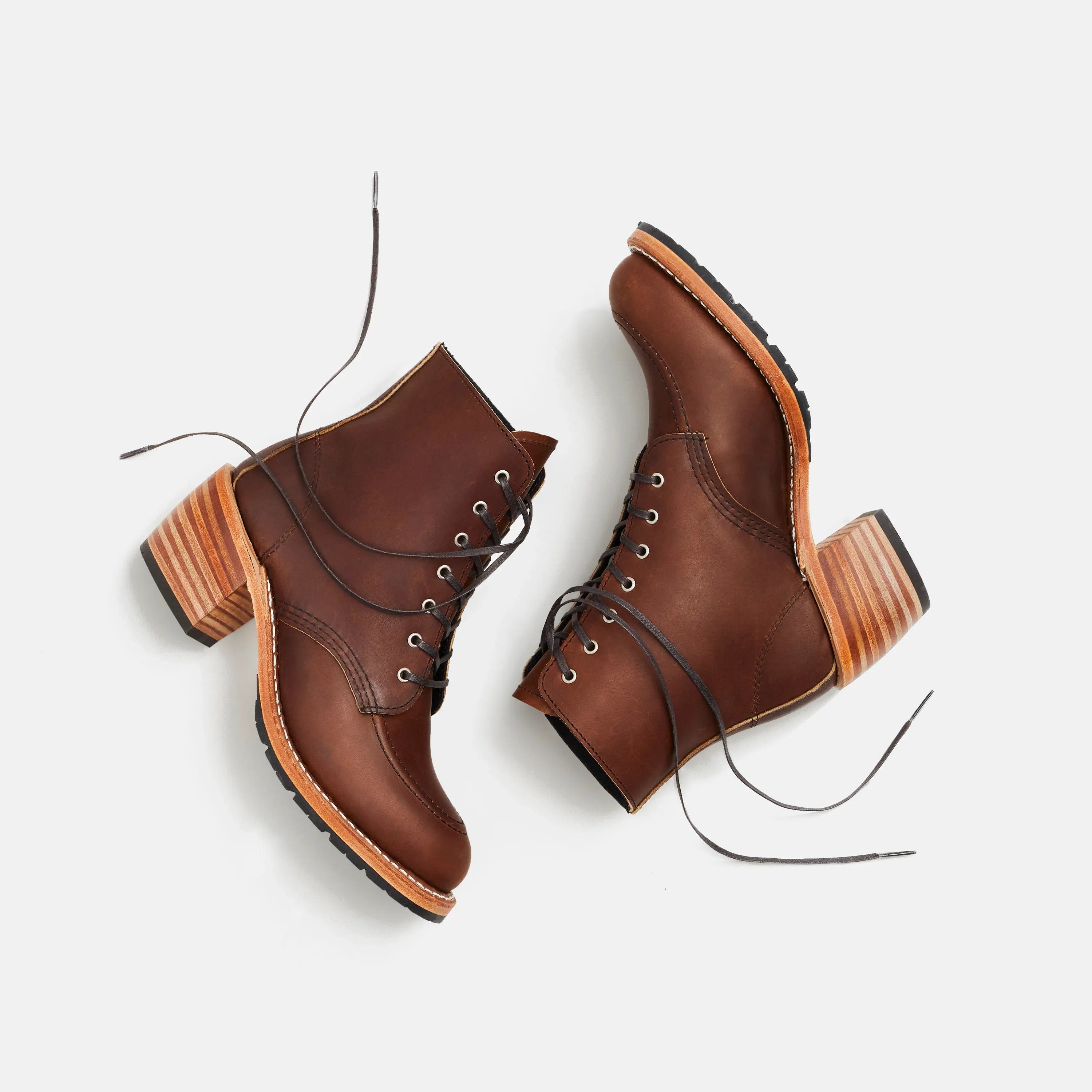 Red Wing Shoes Women / Clara Heeled Boot in Dark Brown Leather 3406