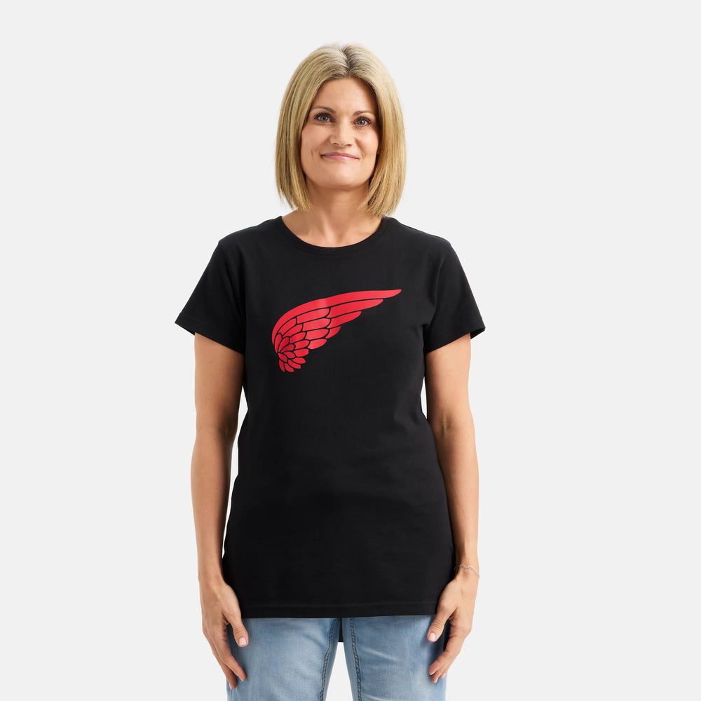 Red Wing Shoes Women|Apparel / Short Sleeve Classic Wing Tee in Black 98484