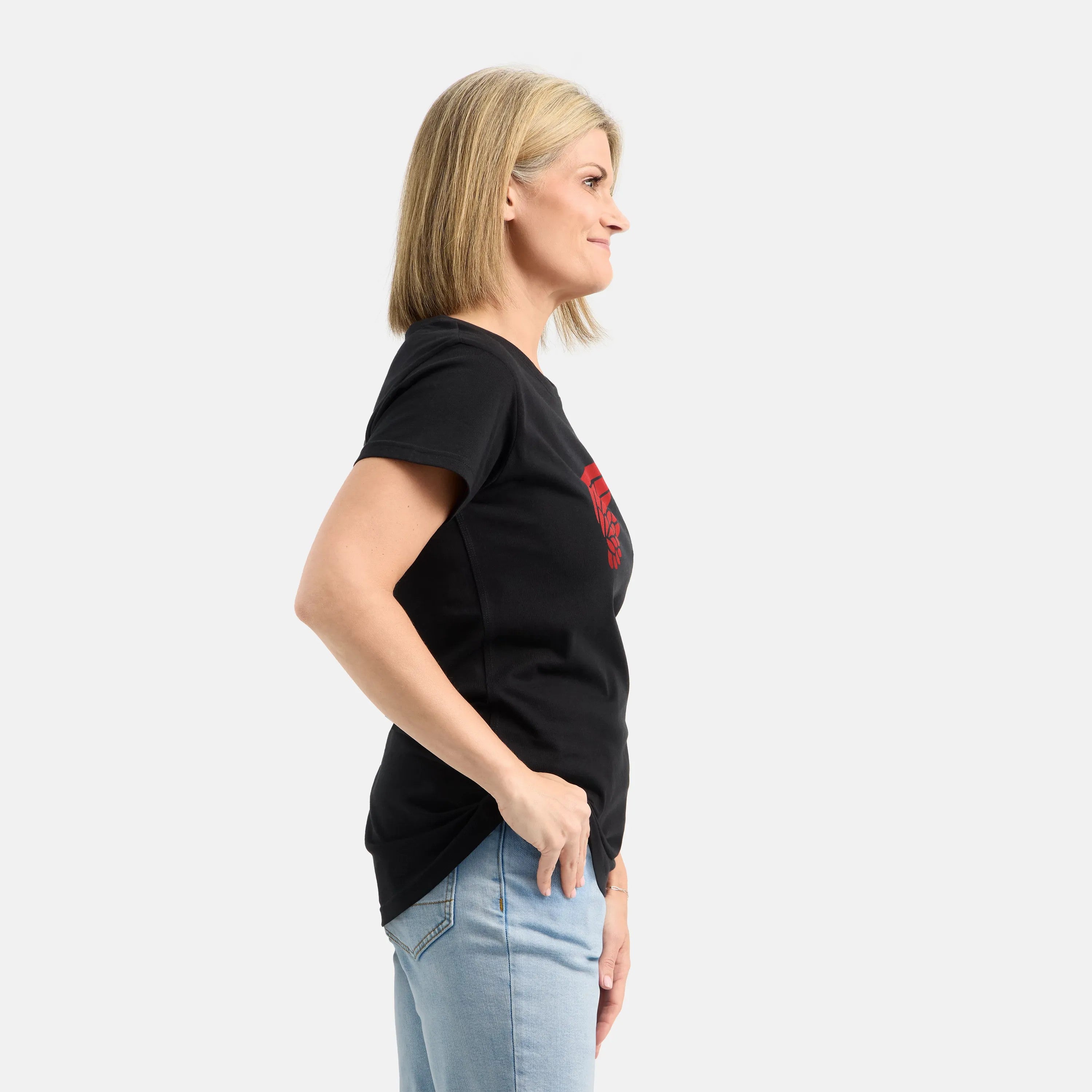 Red Wing Shoes Women|Apparel / Short Sleeve Classic Wing Tee in Black 98484
