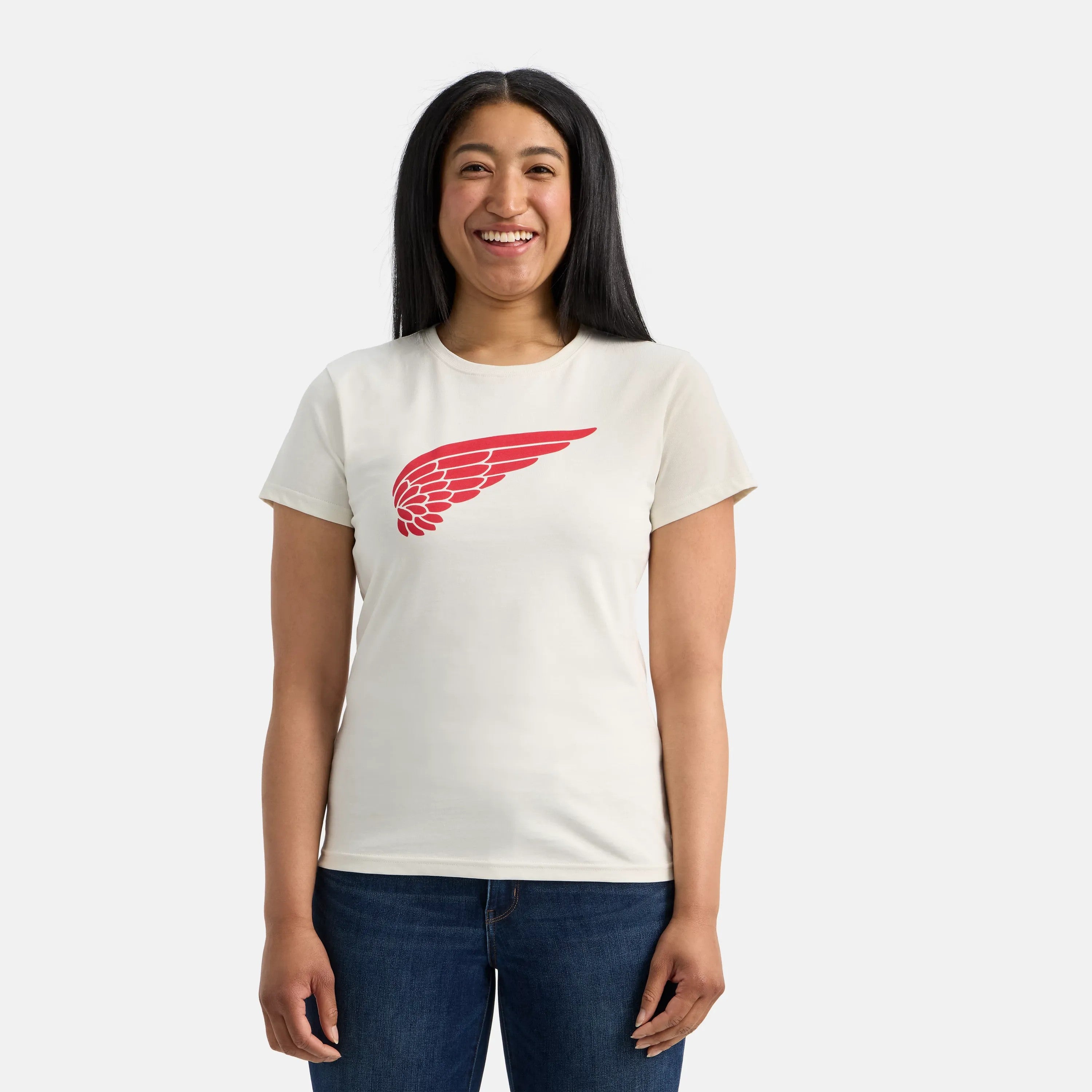 Red Wing Shoes Women|Apparel / Short Sleeve Classic Wing Tee in White 98483