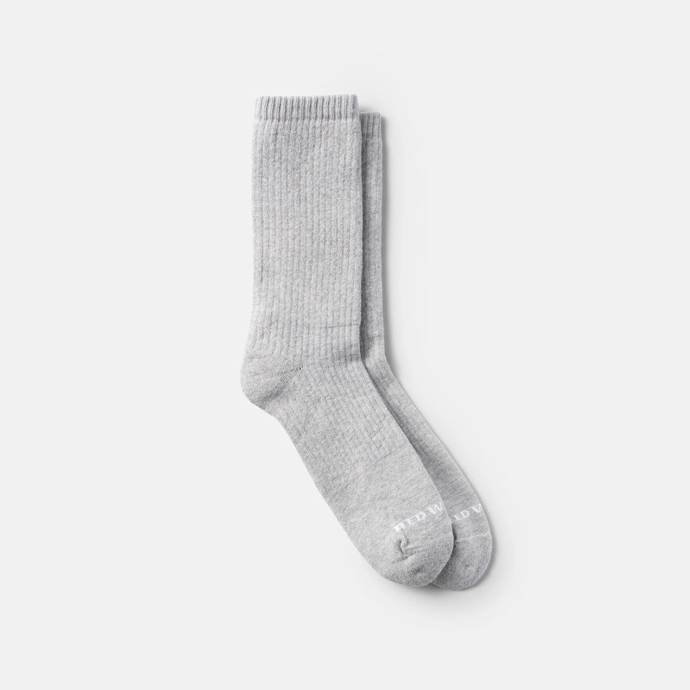 Red Wing Shoes Apparel / Unisex Cushion Crew Socks in Gray | Red Wing Heritage 97671