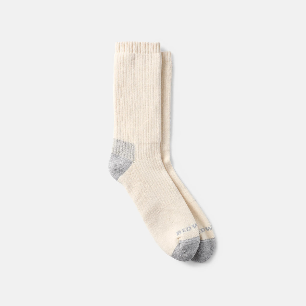 Red Wing Shoes Apparel / Unisex Cushion Crew Socks in Cream | Red Wing Heritage 97678
