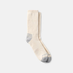 Red Wing Shoes Apparel / Unisex Cushion Crew Socks in Cream | Red Wing Heritage 97678