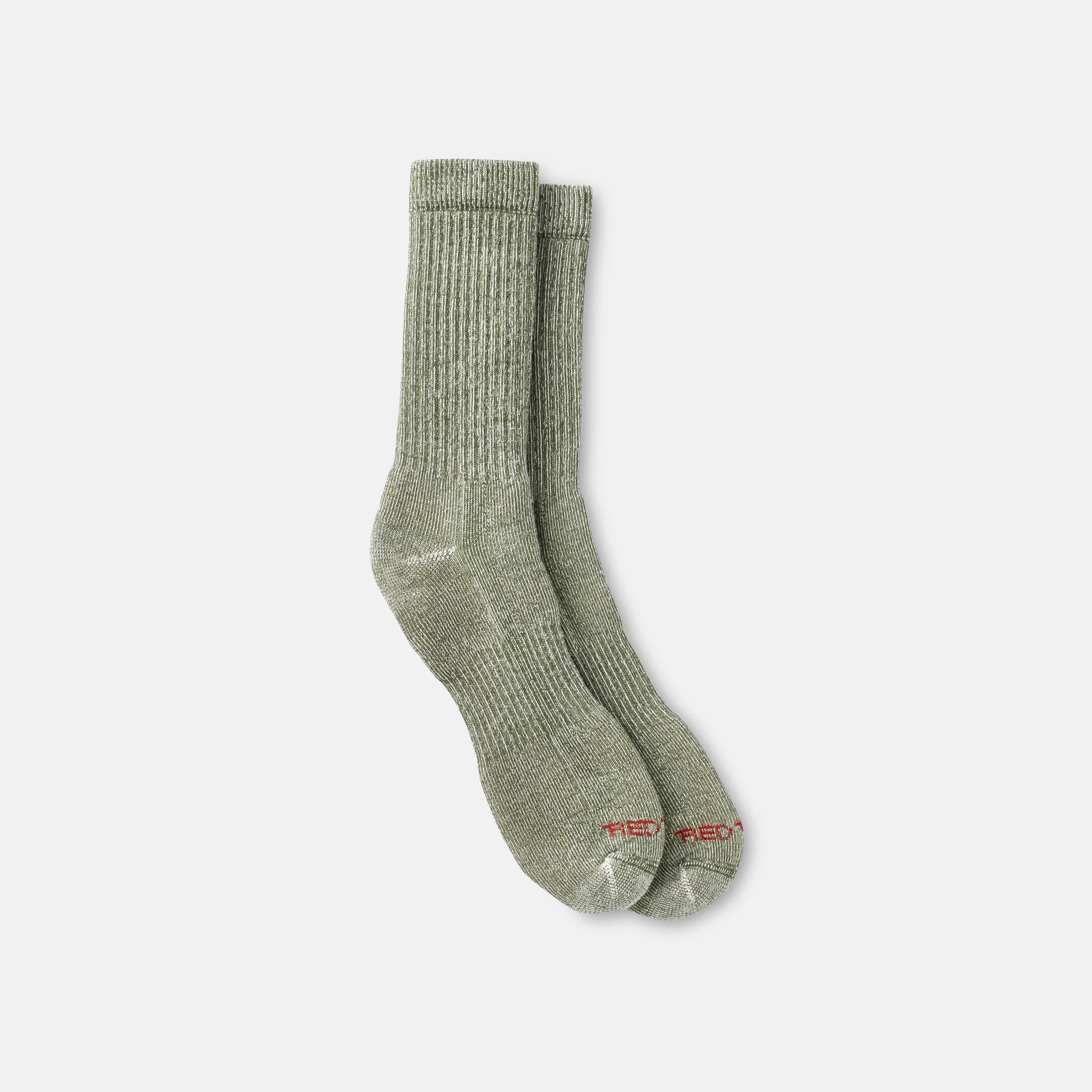 Red Wing Shoes Apparel / Unisex Full Crew Socks in Olive 97664 | Red Wing Heritage