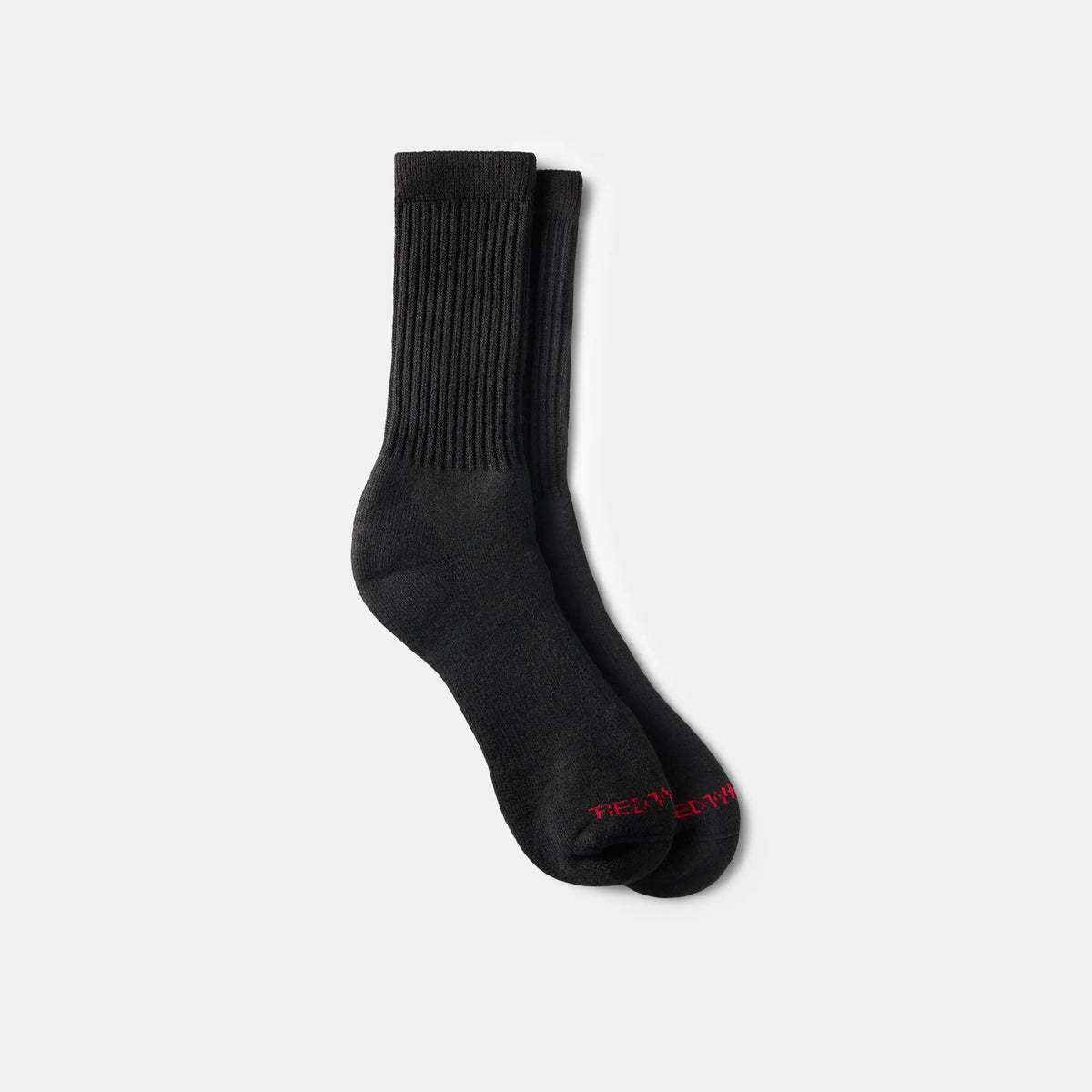 Red Wing Shoes Apparel / Unisex Acrylic Blend Crew Sock in Black 97308