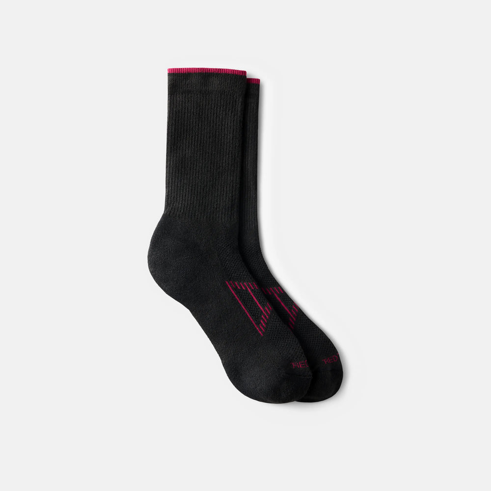 Red Wing Shoes Apparel / Unisex CoolMax® Blend Crew Sock in Black 97397