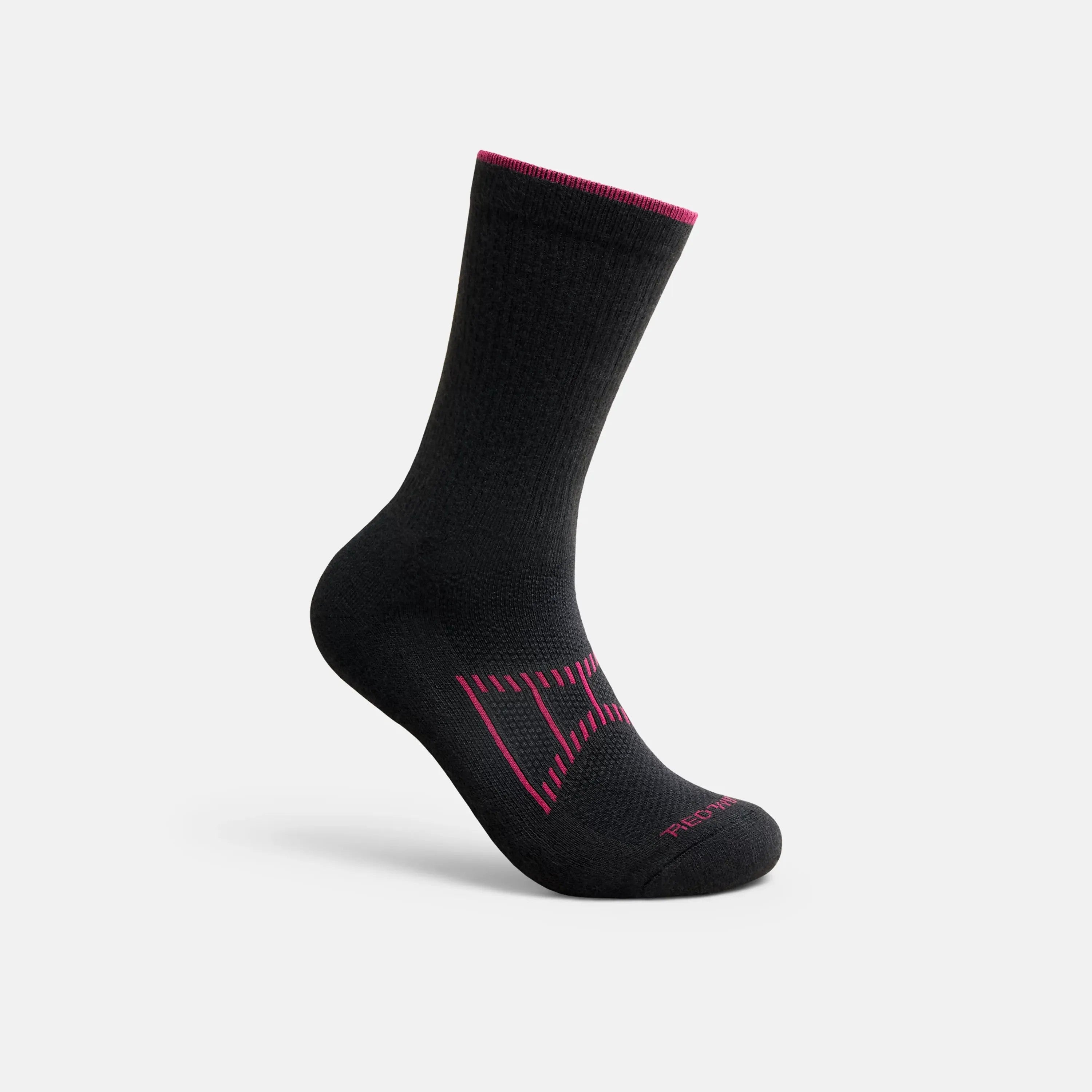 Red Wing Shoes Apparel / Unisex CoolMax® Blend Crew Sock in Black 97397