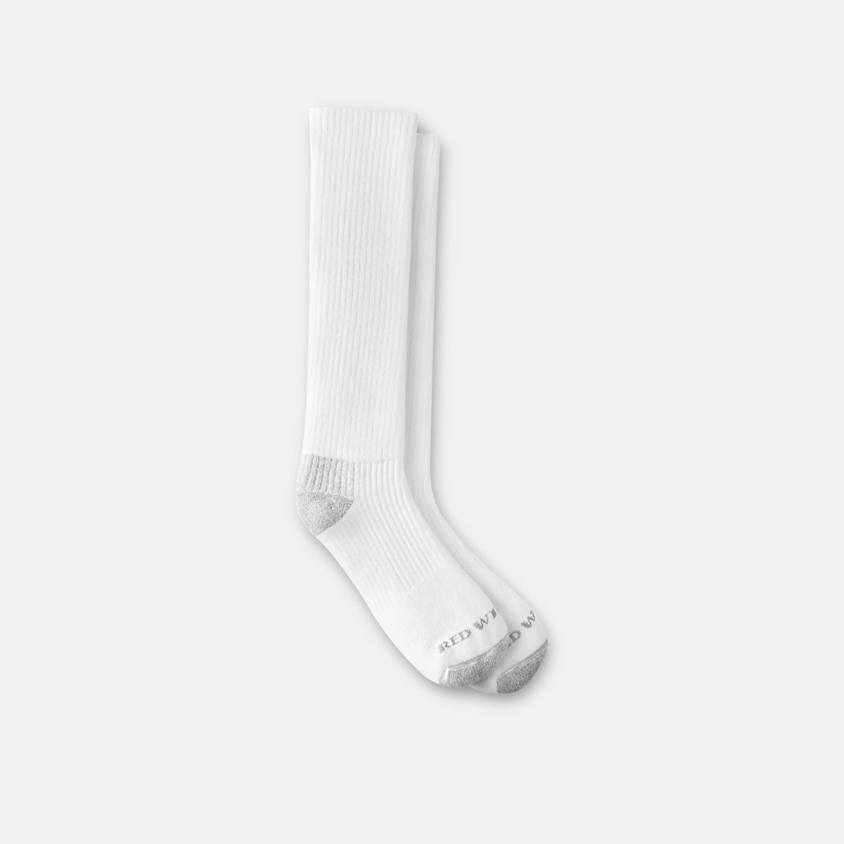 Red Wing Shoes Apparel / Unisex Cotton Blend Over-the-Calf Sock in White 97274