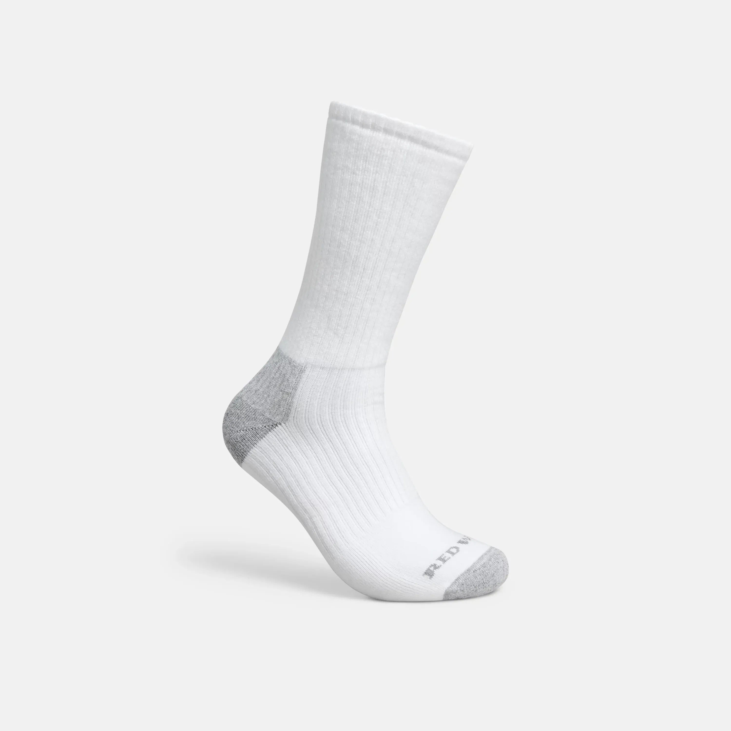 Red Wing Shoes Apparel / Unisex Cotton Blend Crew Sock in White 97265